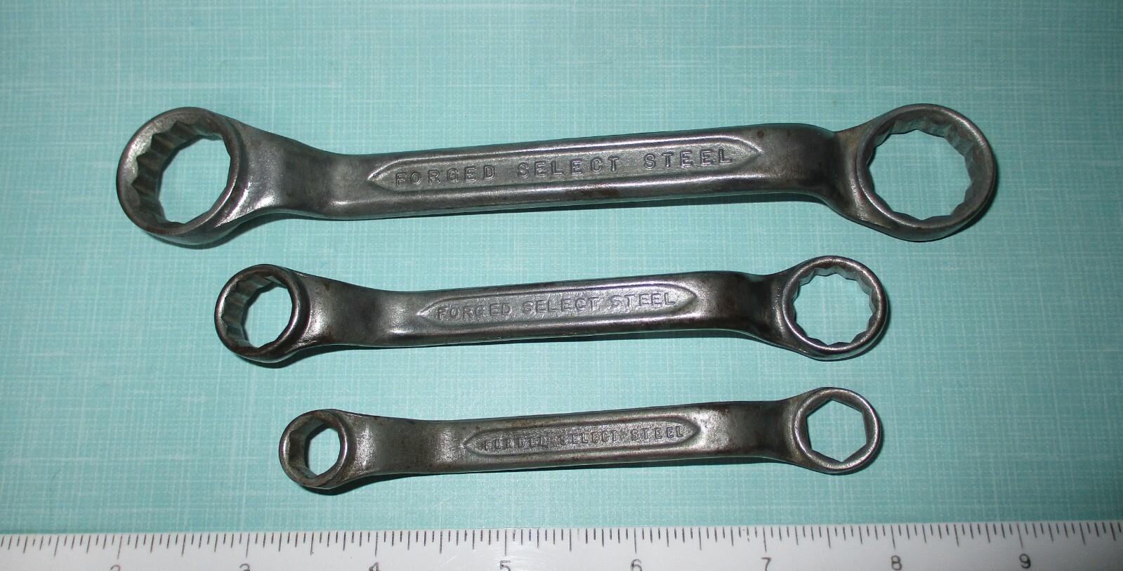 Forged Select Steel 3/8-25/32″ 6-12 Point Offset Double Box End Wrench 3-Piece