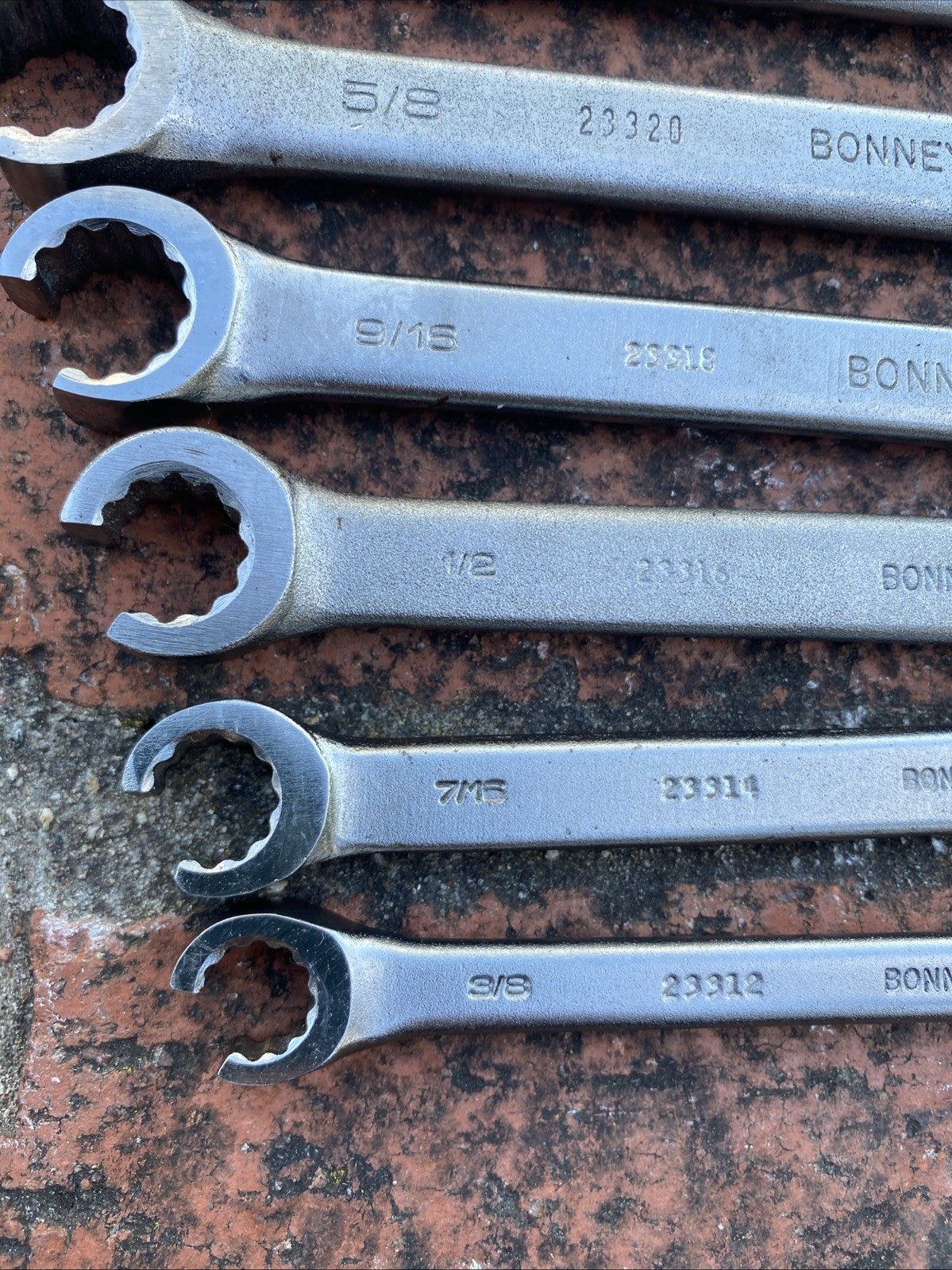 Bonney Tools USA 3/8″ to 1-1/8″ Flare Nut & Box End Wrench Set Of 11, 12 Point