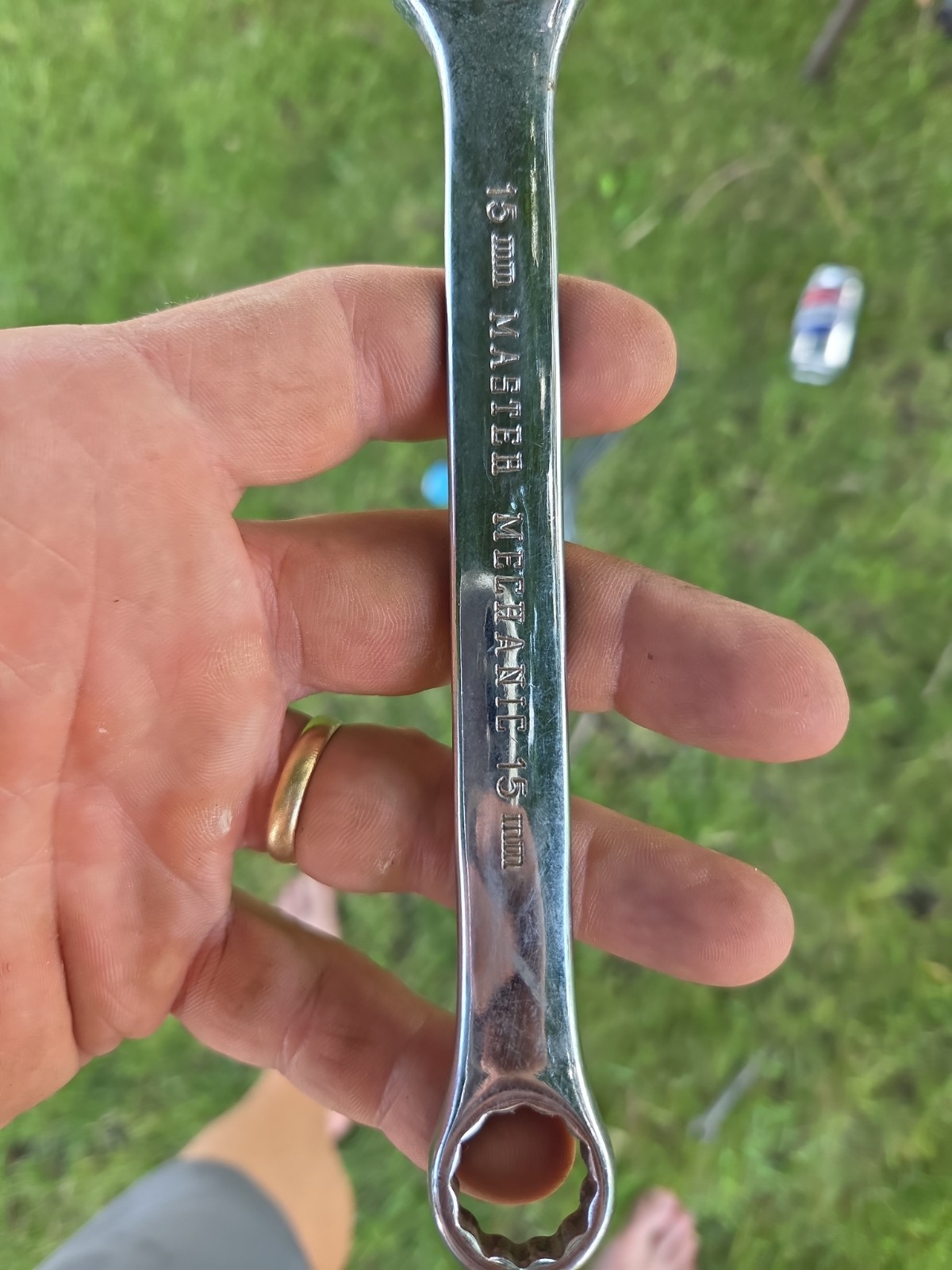 Master Mechanics 15 Mm P6115m USA Made Chrome Wrench