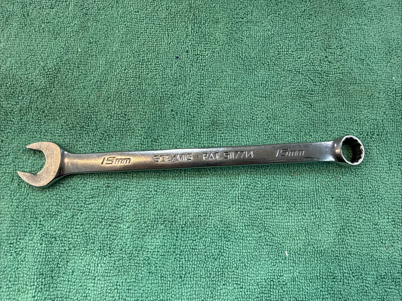 Snap On SOEXM15 15mm 12 Point Metric Flank Drive Plus Combination Wrench