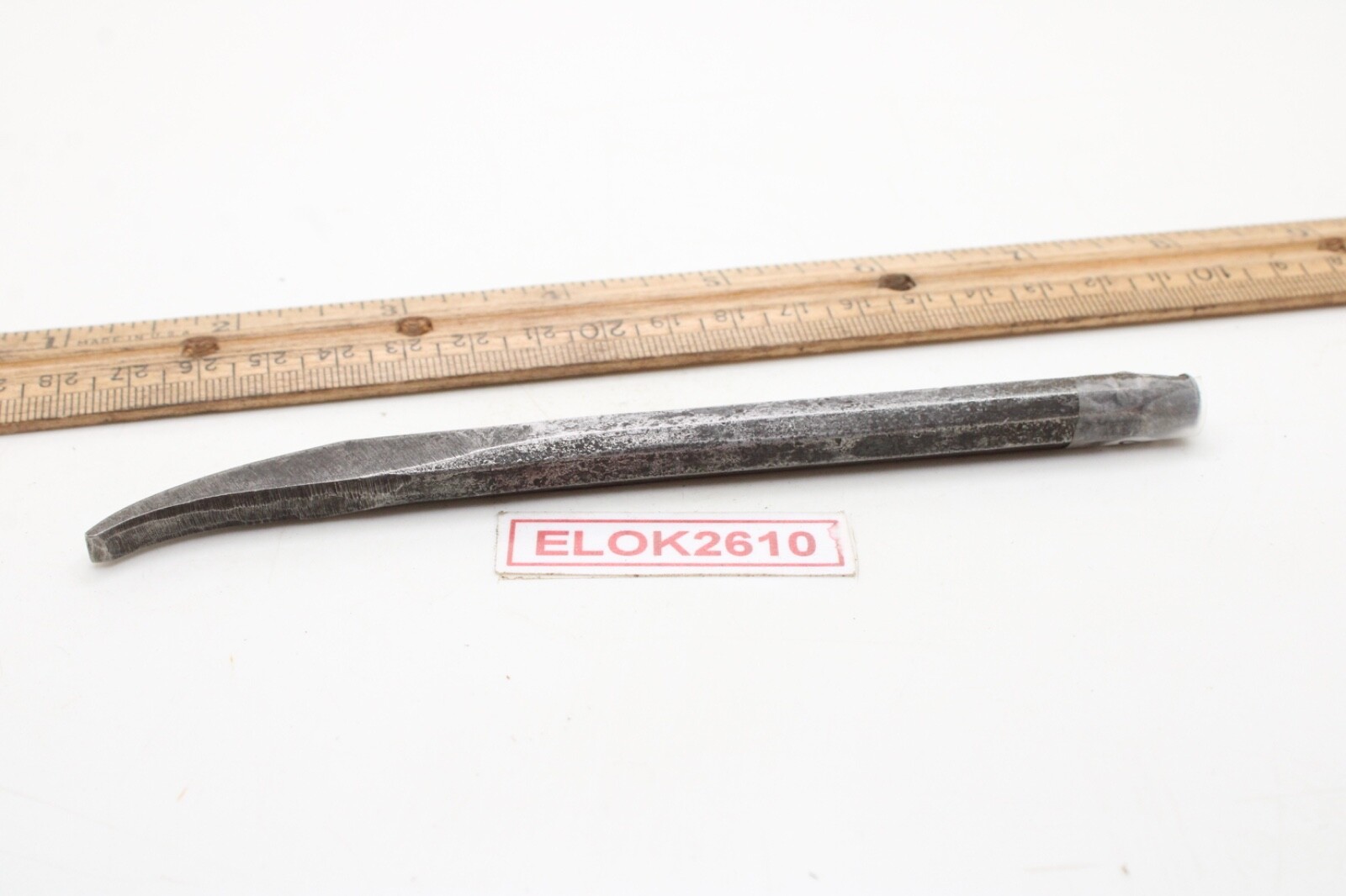 Unbranded 1/4″ Curved Tip Cold Chisel 6″ Long Hex Shank