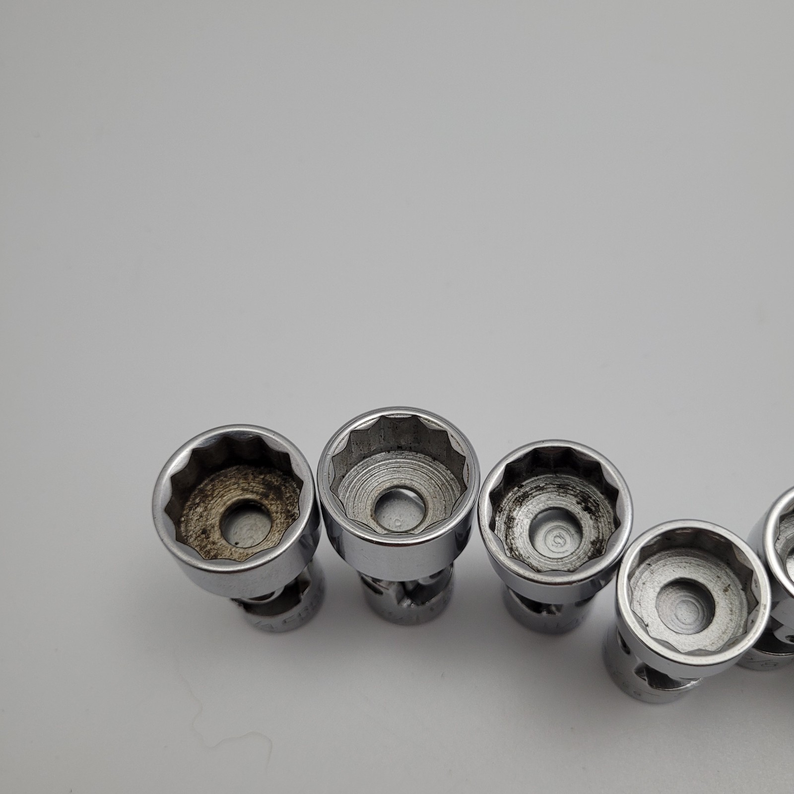 Vintage Craftsman Challenger Easco Swivel Socket 11pc Mixed Lot 3/8″ Drive USA