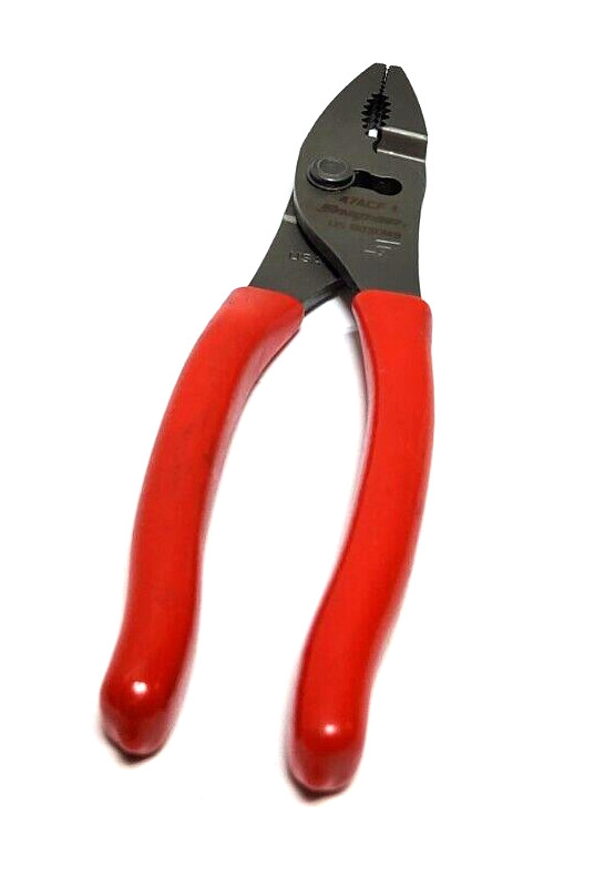 New Snap-on™ 7″ long Red Vinyl Grip Combination Slip Joint Pliers 47ACF