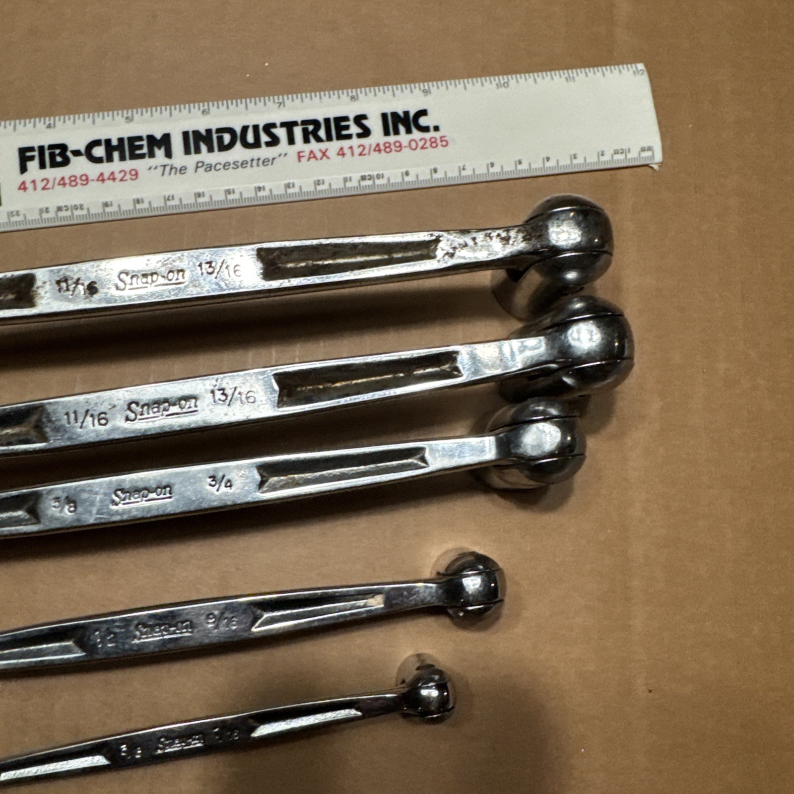 Lot Snap-On 1/2′ 9/16′ 11/16 13/16 5/8 3/4 3/8 Double Flex Head Socket Wrench W1
