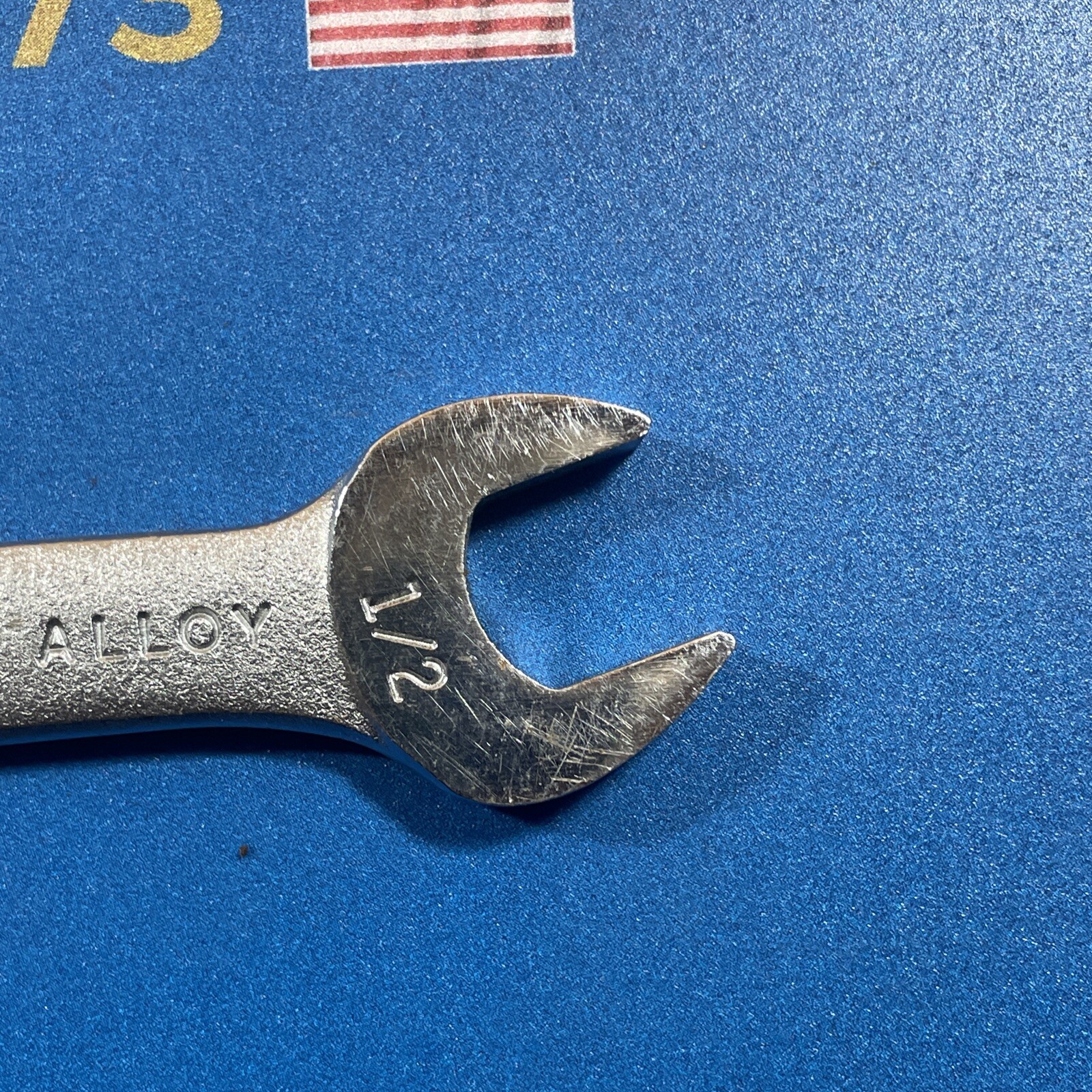 Easco 61 120 Double Open End Wrench Size 5/8 in x 9/16 in USA Tool
