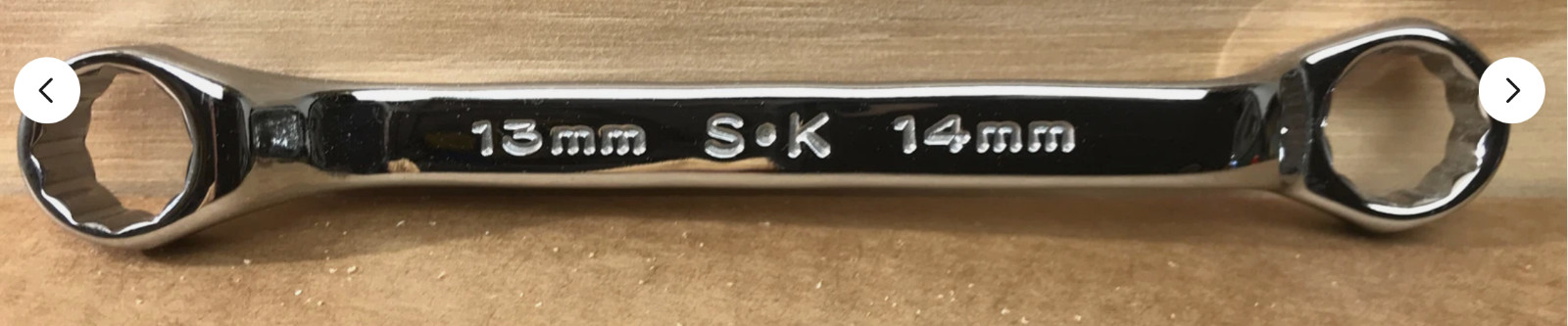 SK #87763 Offset Box End 13mm-14mm 12 Point Metric Chrome New.Free Shipping