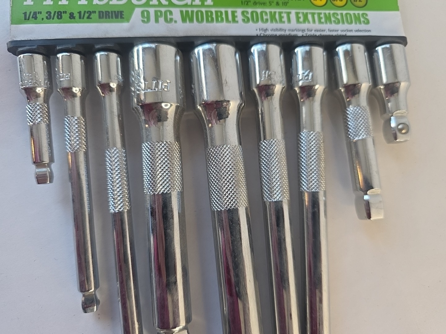 Vintage KR 40 pc 1/4” 3/8″ SAE/Metric Socket Set & 9 pc Wobble Extensions ~ NEW
