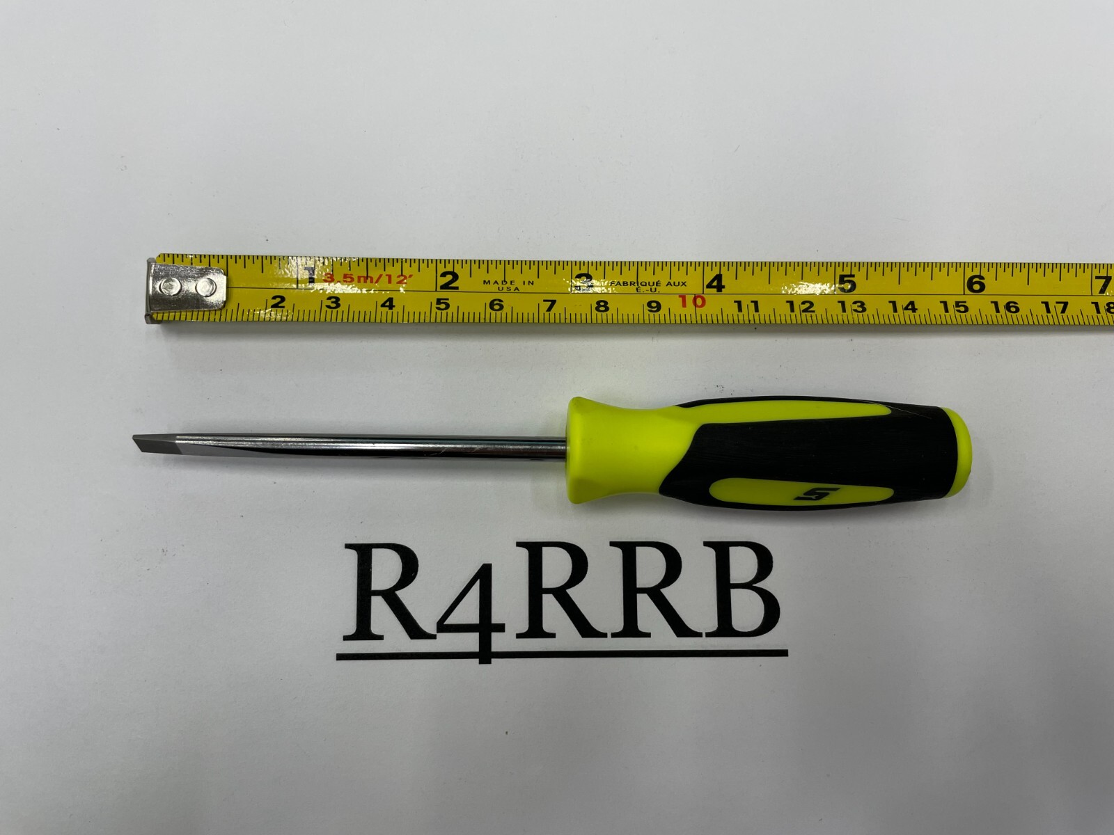 Snap-on Tools NEW HI-VIZ 3/16″ FlatHead Soft Grip Mini-Tip Screwdriver SGD306BHV