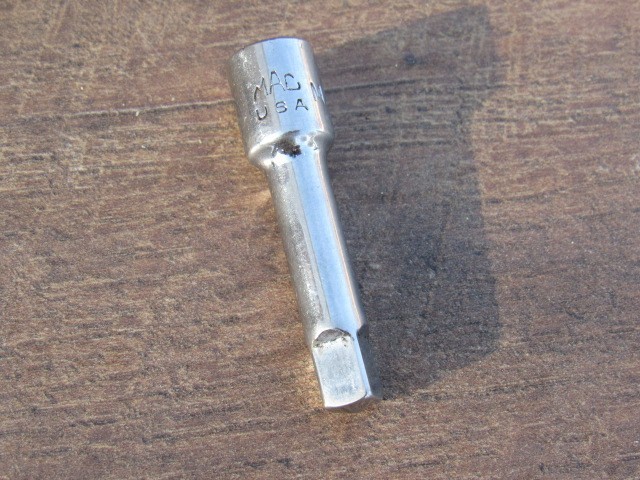MAC TOOLS M2E 1/4″ DRIVE 2″ EXTENSION M2 E 2 INCH CHROME EXT NICE USED
