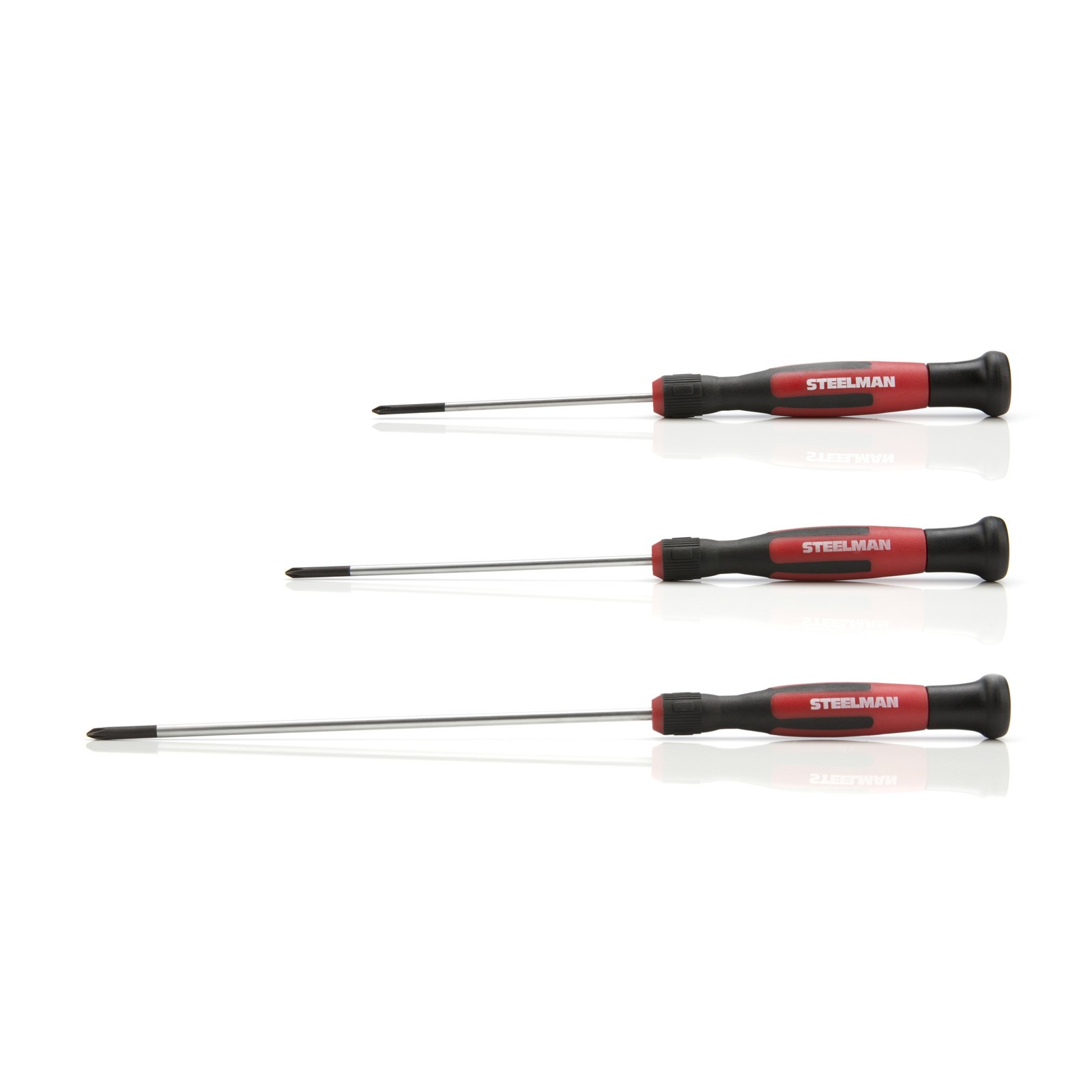Steelman 6 Piece Long Phillips and Flat Head Precision Screwdriver Set 41776