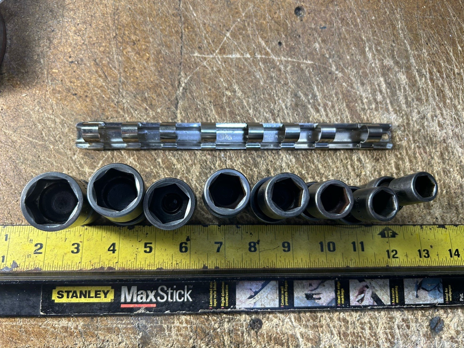 Mac 8 Pc 1/2″ Drive 6pt Swivel Impact Socket Set VUP & VUI Series 1/2″ To 15/16”