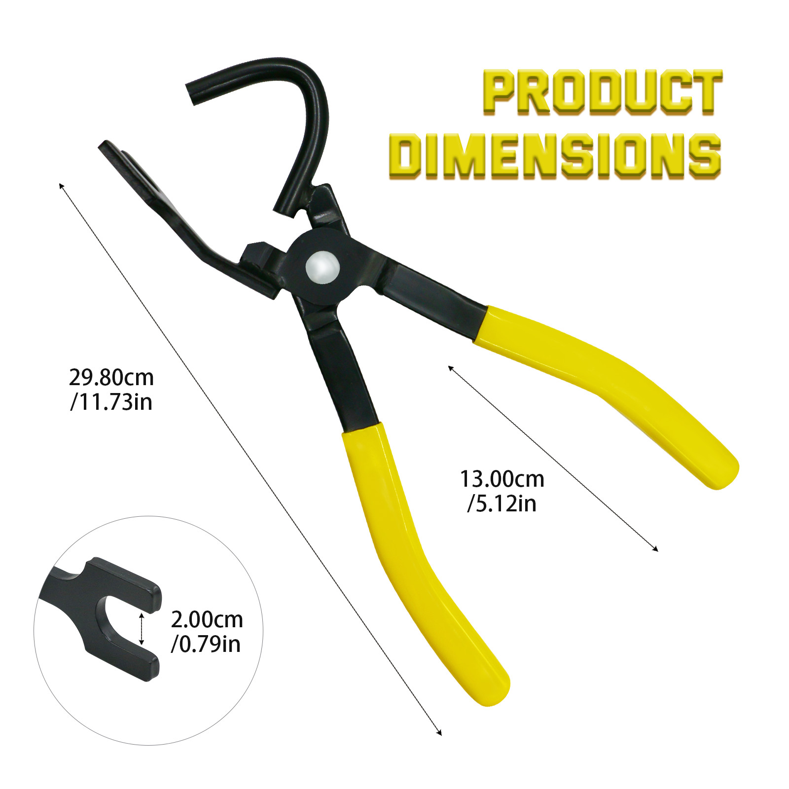 Exhaust Hanger Removal Pliers Grommets Removal Tool Muffler Rubber Hanger Pliers