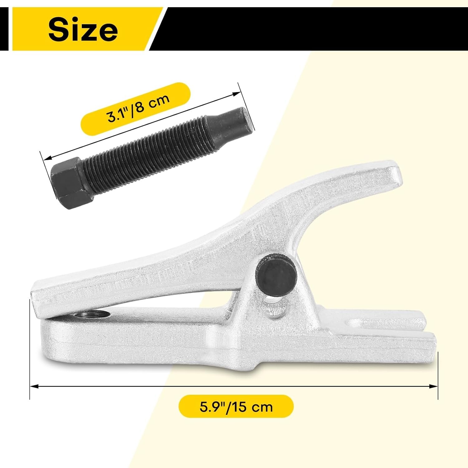 Universal 19mm Ball Joint Puller Separator Tie Rod End Remover Removal Tool US