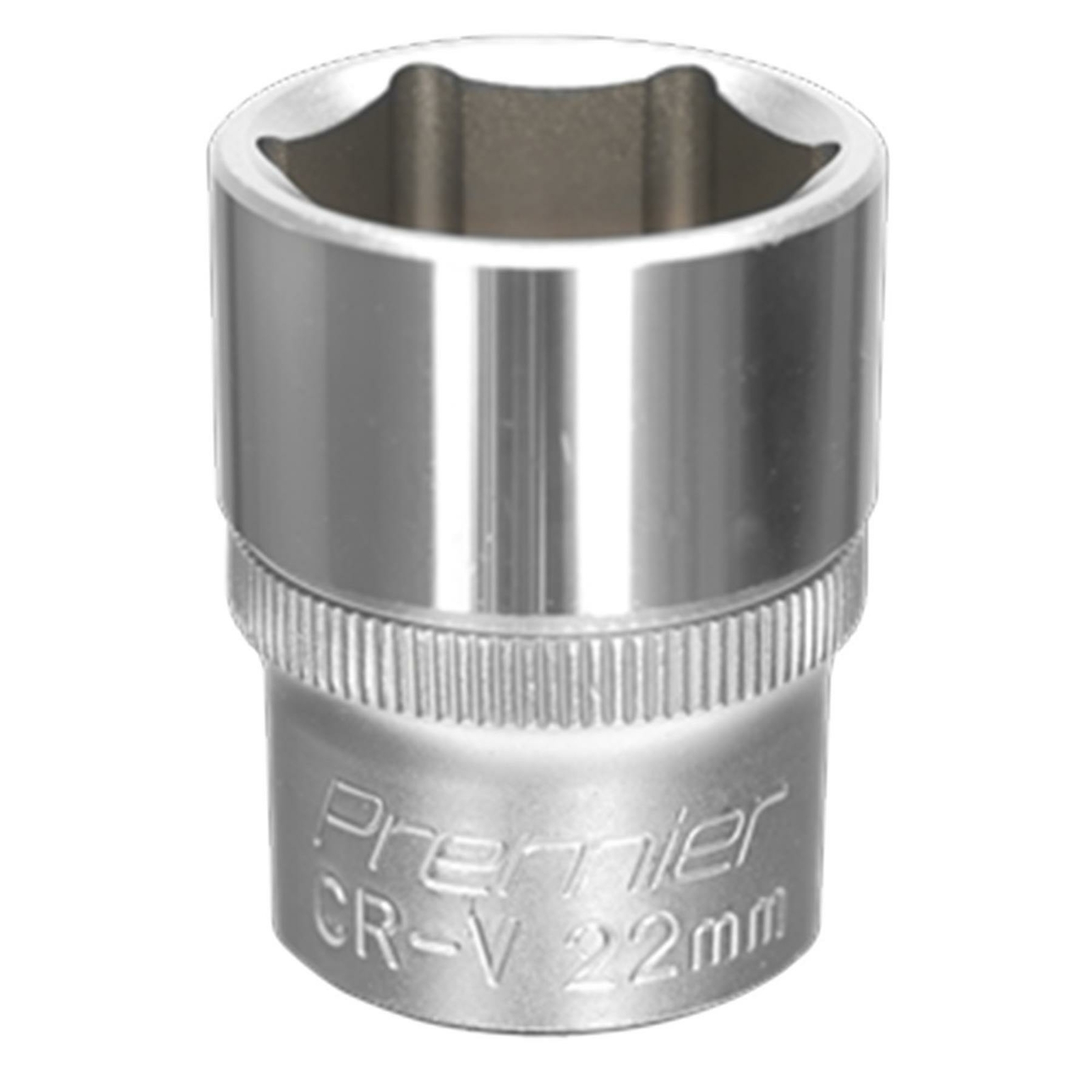 Sealey WallDrive Socket 22mm 1/2″Sq Drive Chrome Vanadium Steel