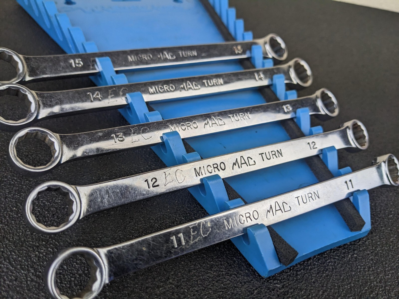 #bj965 Mac Tools 11mm-15mm 5pc Micro-Turn Wrench Set