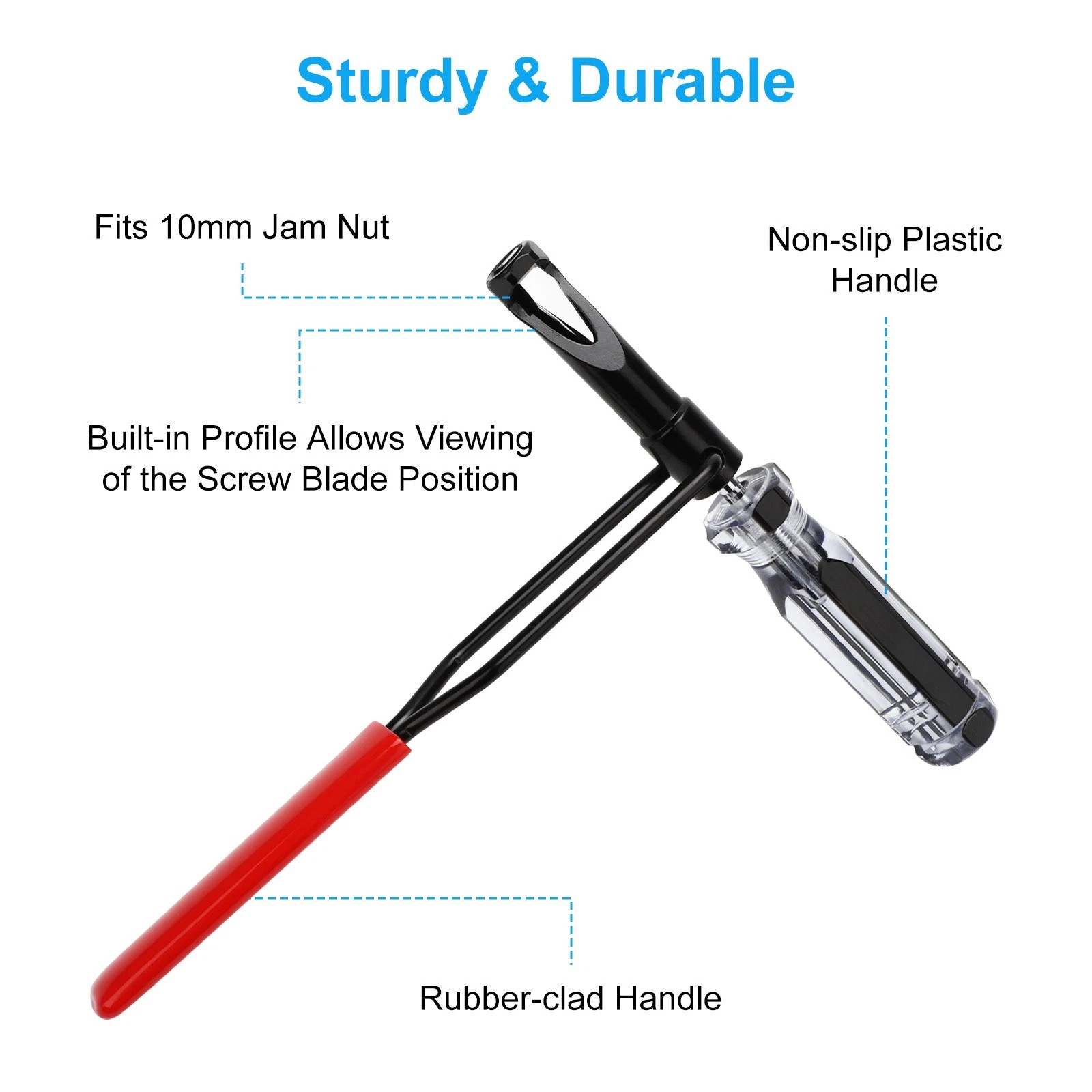 10mm Valve Lash Adjustment Tool for Jam Nut & Slotted Valve Stud for Toyota Cars