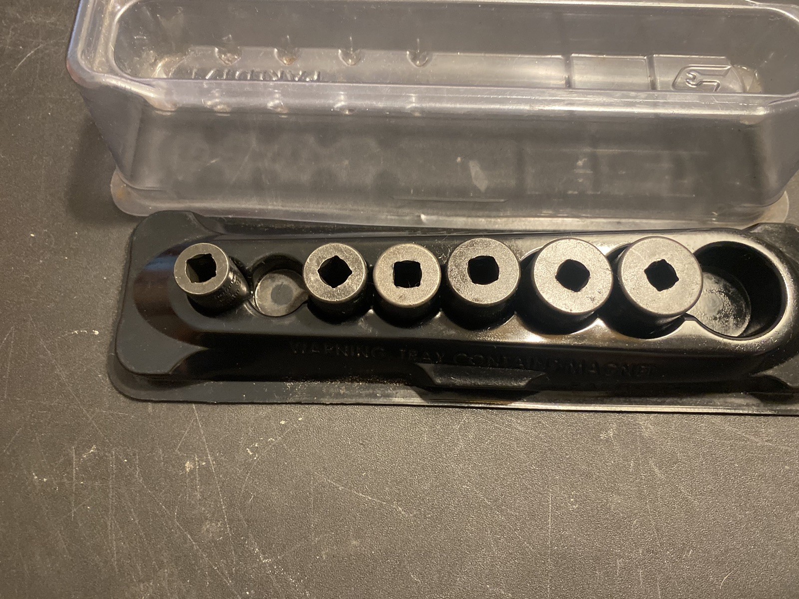 Snap On imtmm impact 1/4 drive shallow socket set 6pc INCOMPLETE READ