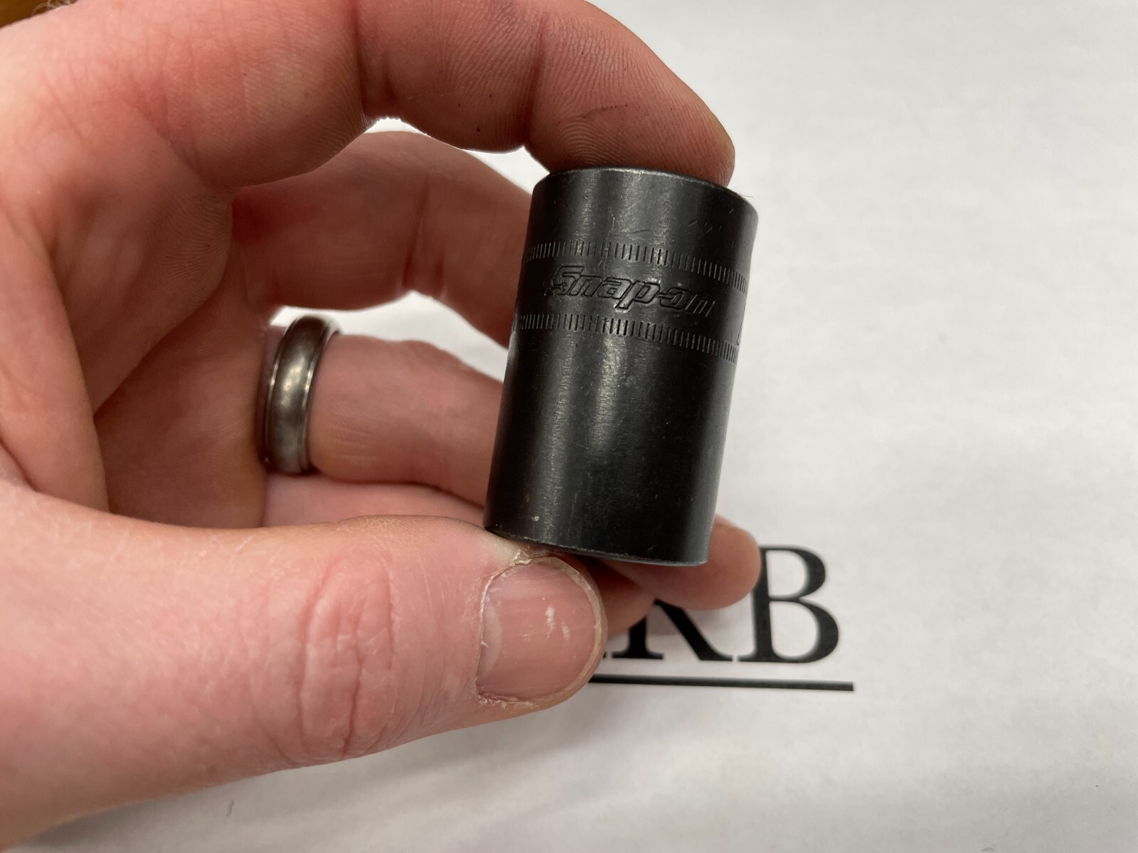 Snap-on Tools USA NEW 3/8″ Drive 19mm Metric 6pt Semi-Deep IMPACT Socket IMFMS19