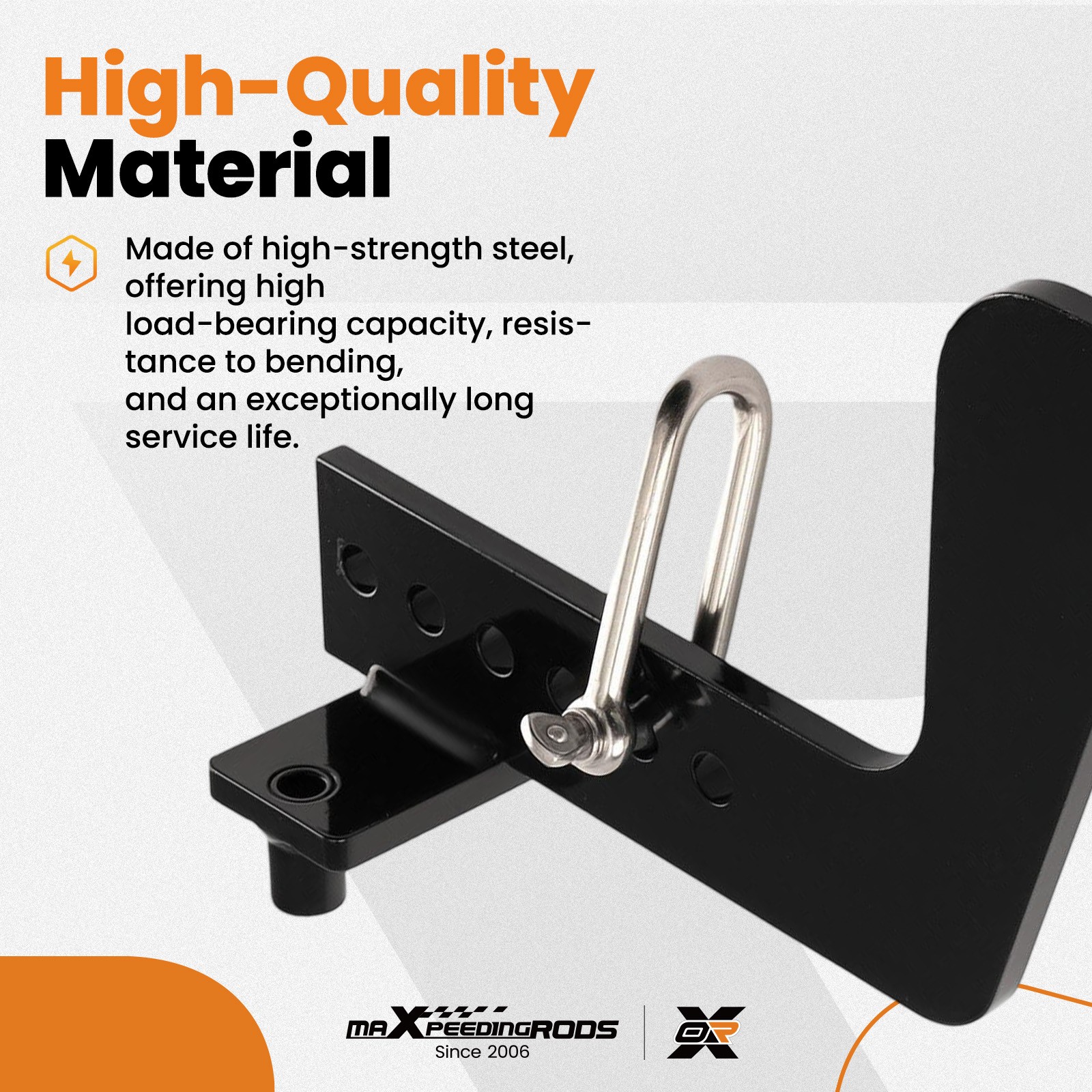 Steel Engine Support Bar for HEMI Engine Universal Adjustable Powder Coated