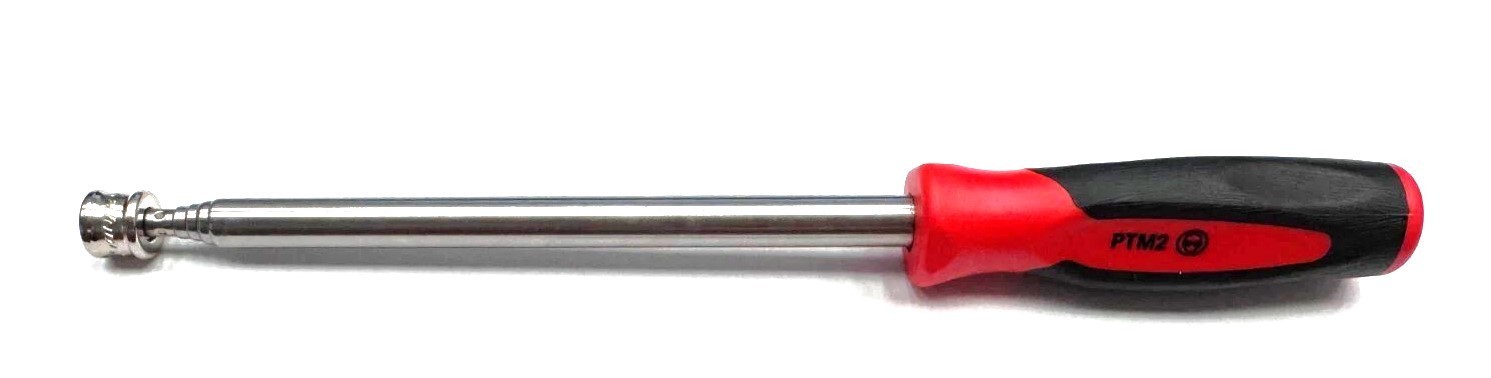 NEW* Snap-on MAGNETIC PICK UP TOOL 2 lbs PTM2 RED EXTENDS TO 26 1/2″ *NEW STYLE*