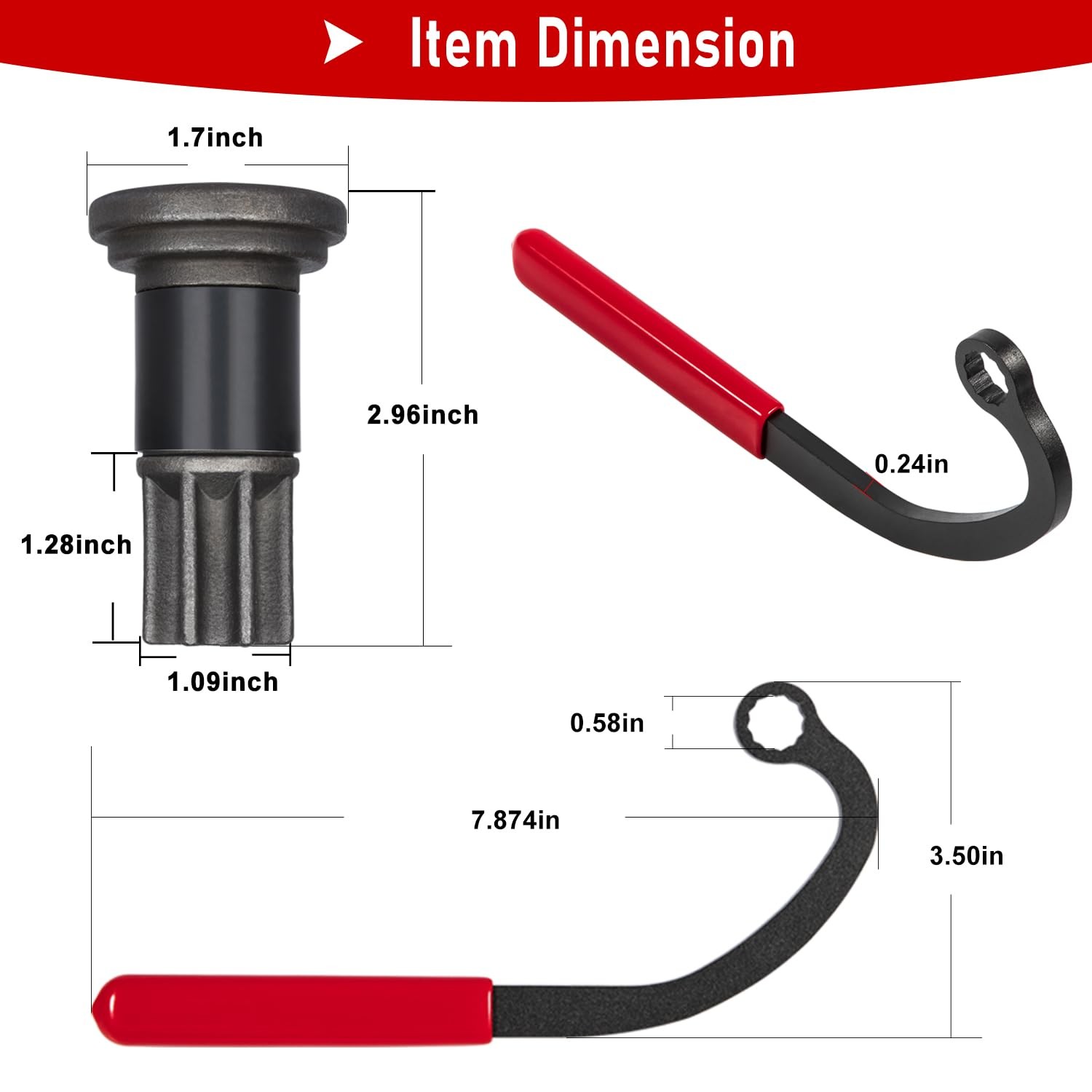13mm Injection Pump Idle Lock Nut Wrench & Engine Barring Tool & Injection Pu…