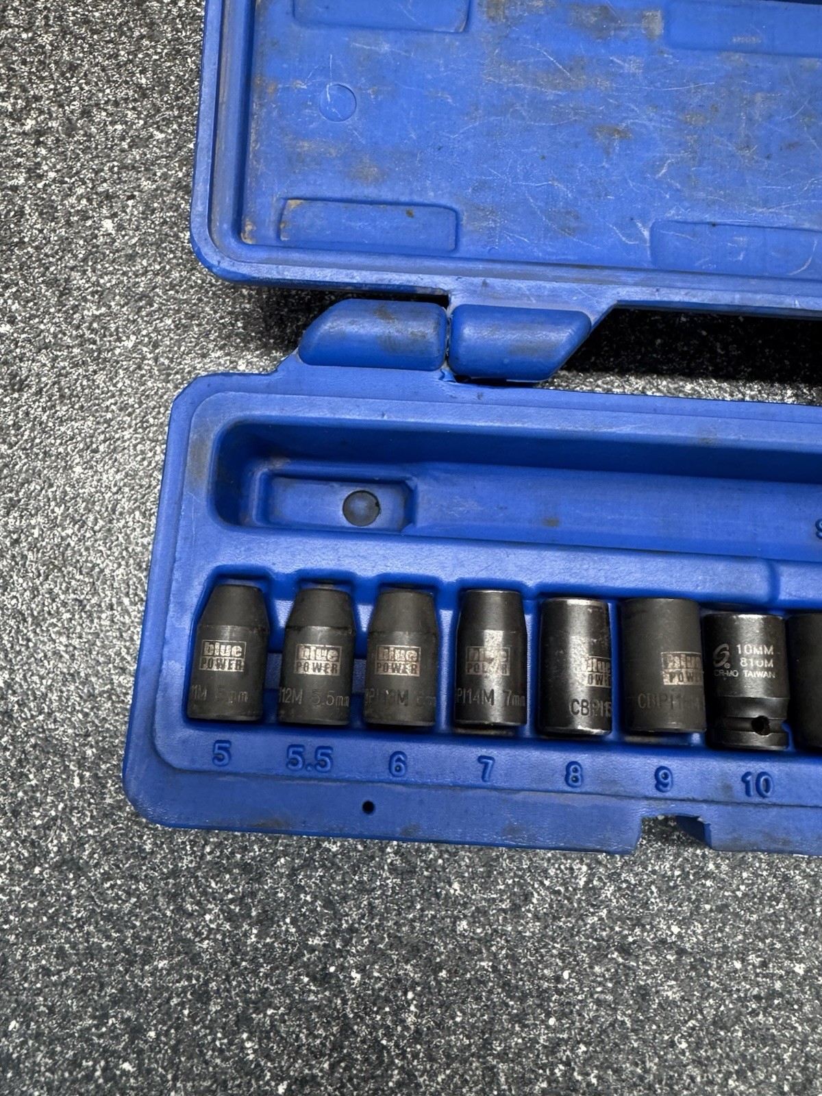 Cornwell CBPI1M 12 Piece 1/4″ Drive bluePOWER 6 Point Metric Power Socket Set