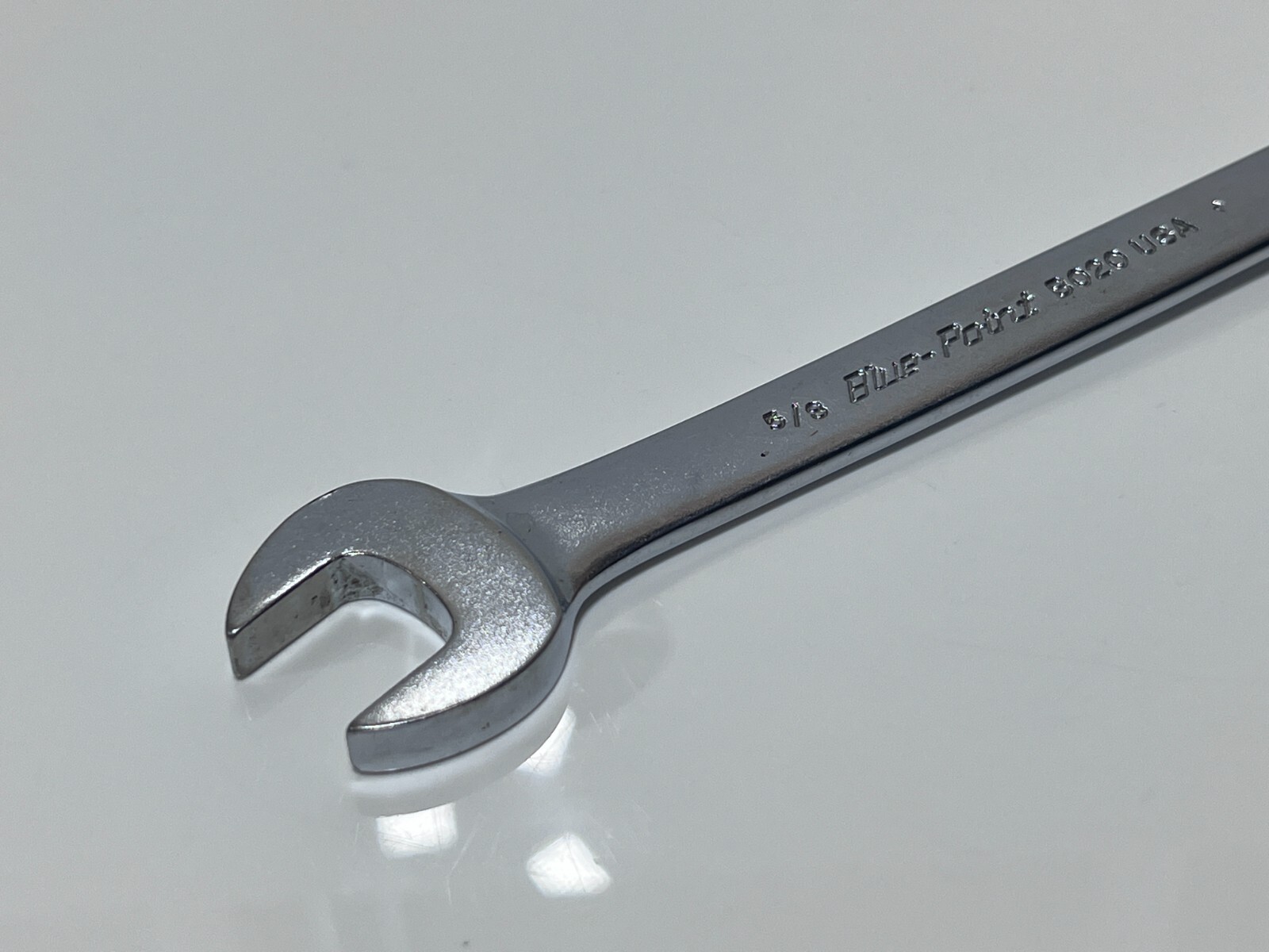Blue-Point Tools USA BO20B 5/8” SAE Chrome Satin Combination Wrench – 12 Point
