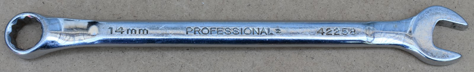 CRAFTSMAN PROFESSIONAL 42258, 14MM 12-POINT OPEN/BOX END COMBINATION WRENCH