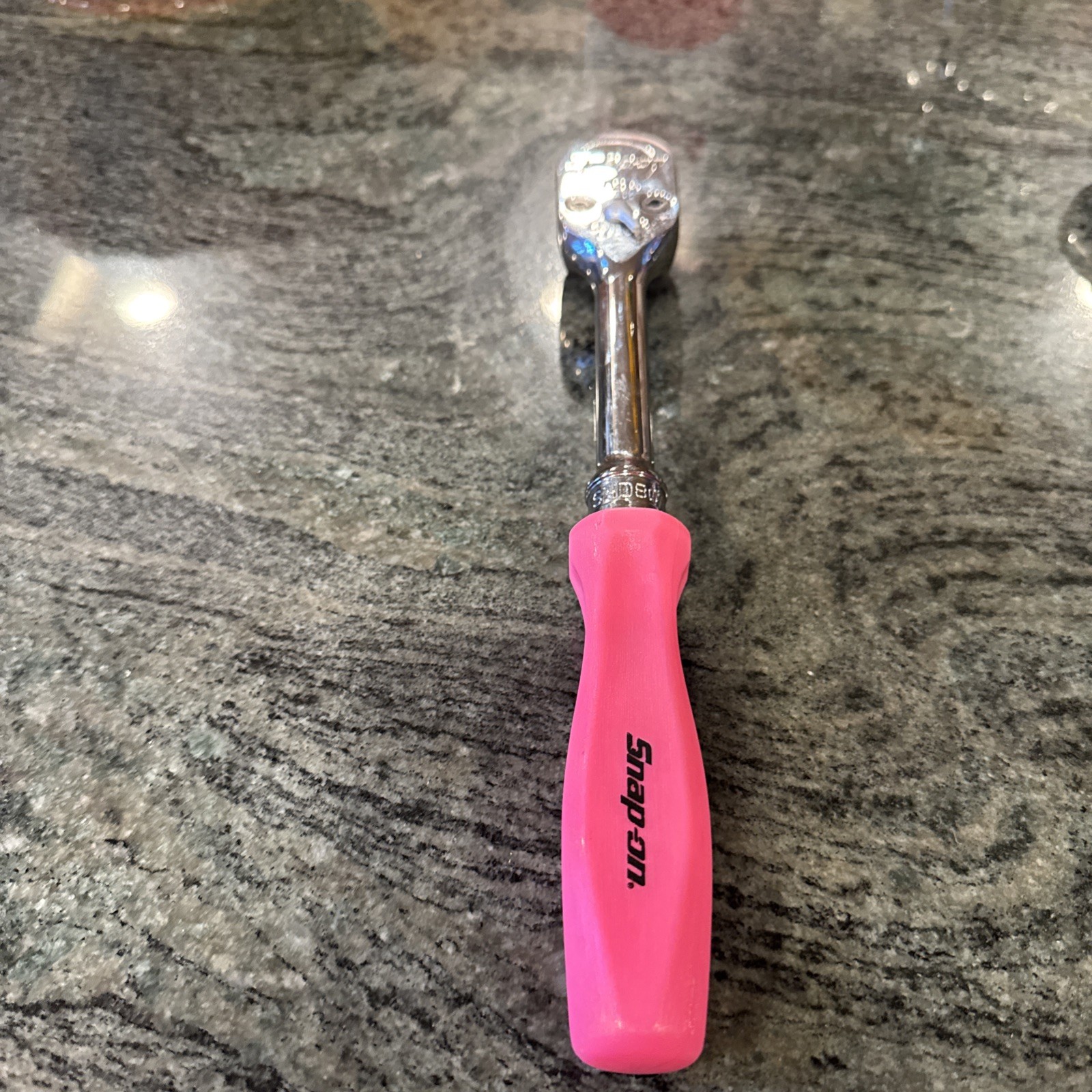 Snap On shd80a 1/2” drive hard handle ratchet pink 11-5/8” long