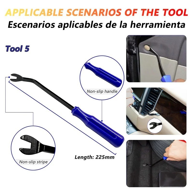 Car Stereo Removal Tool Kit Dashboard Interior Trim Repair Tools Set
