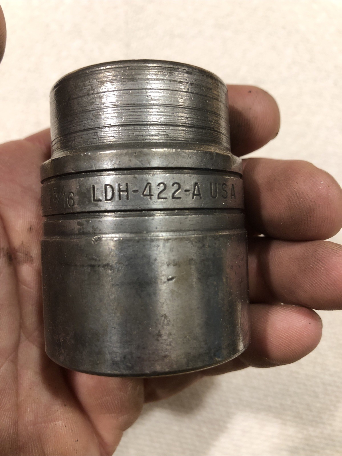 VTG 1954 Snap-On LDH-422A 3/4” Drive 12 Point 1-5/16” Shallow Socket SNAPON
