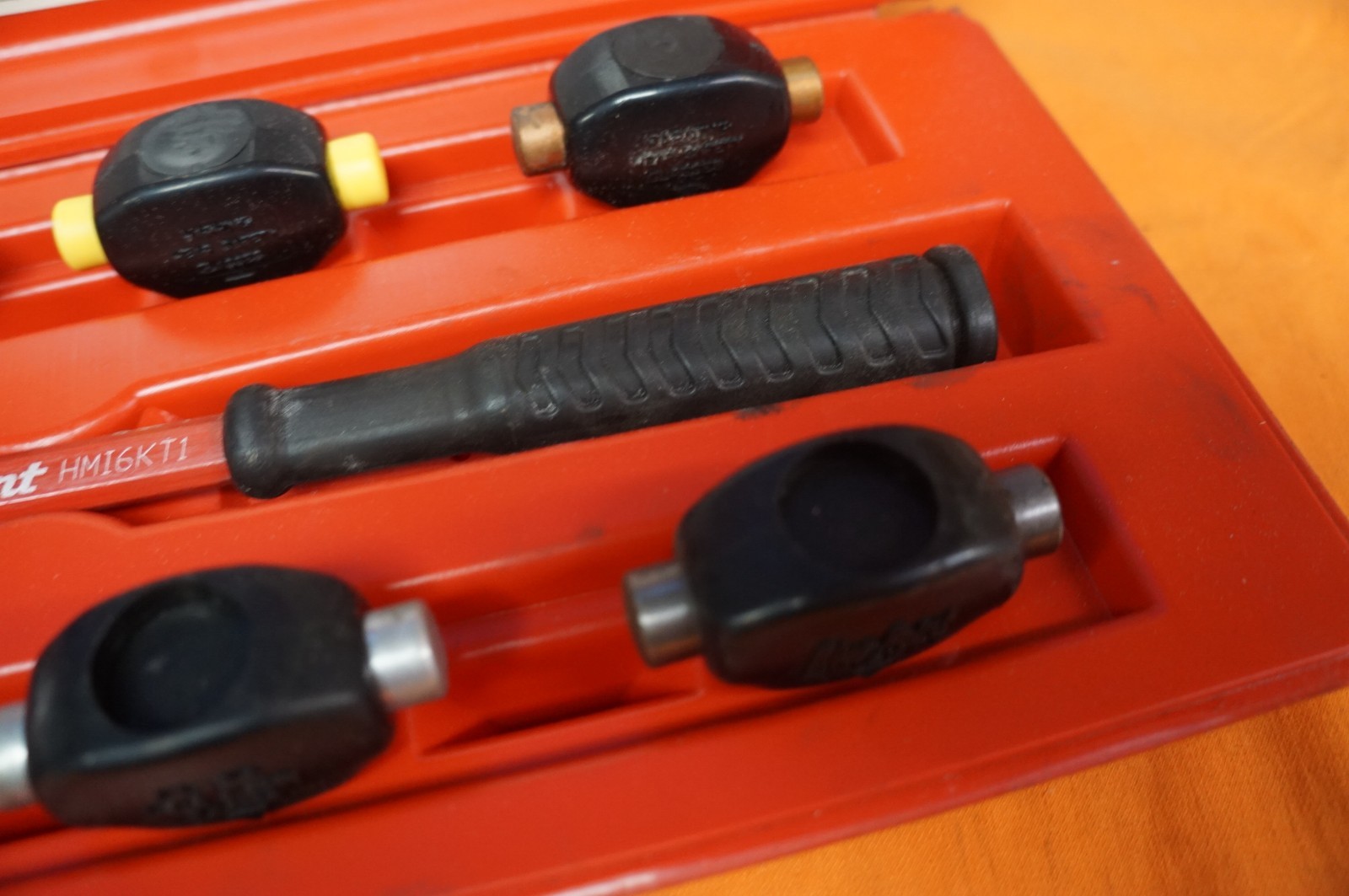 Blue Point HM16KT 7 Piece Micro Strike Changeable Head Mallet Set W/Case
