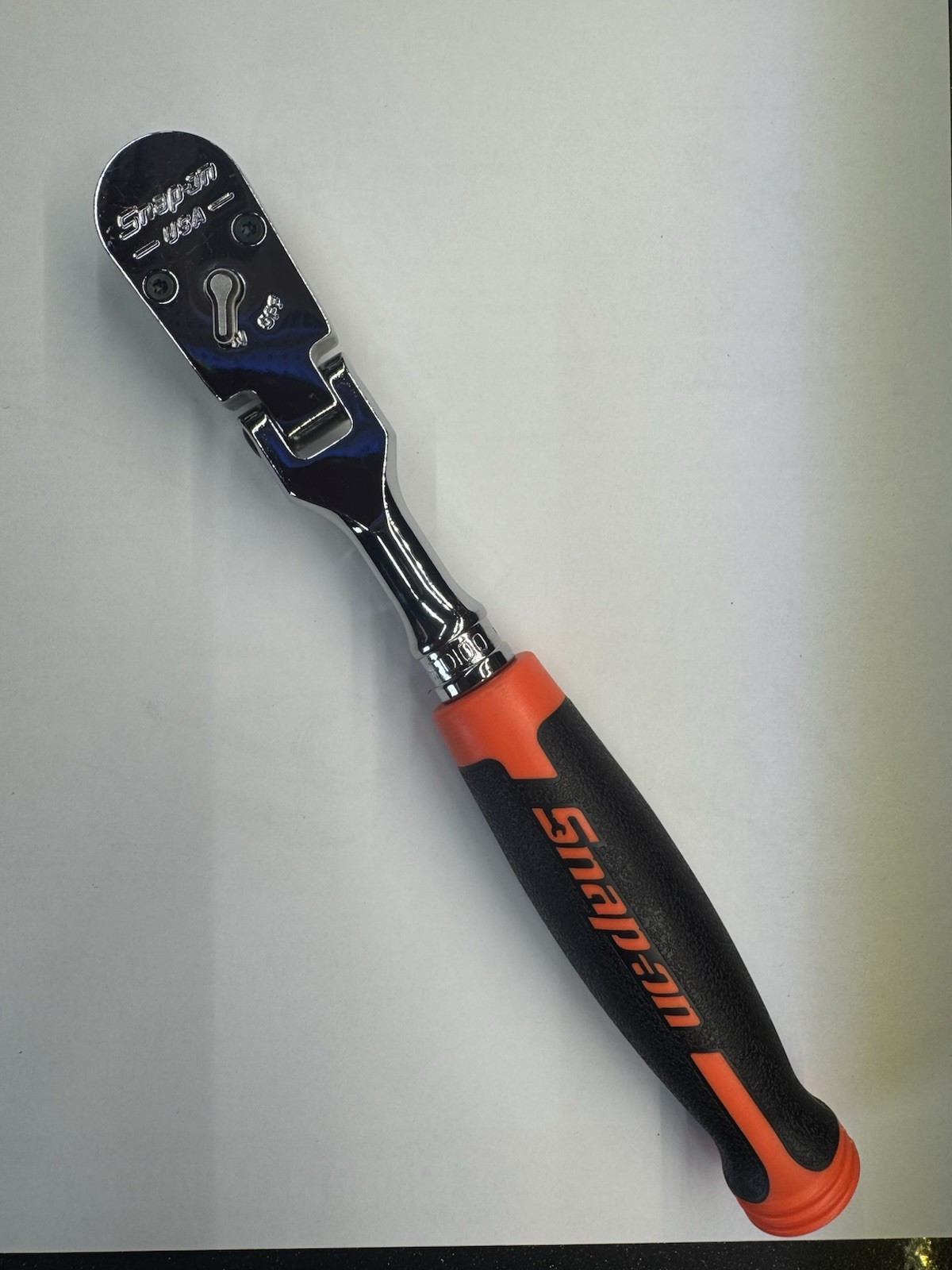 *Brand New* Snap On 3/8 Drive Cynergy Flex Head Ratchet Electric Orange FHF100O