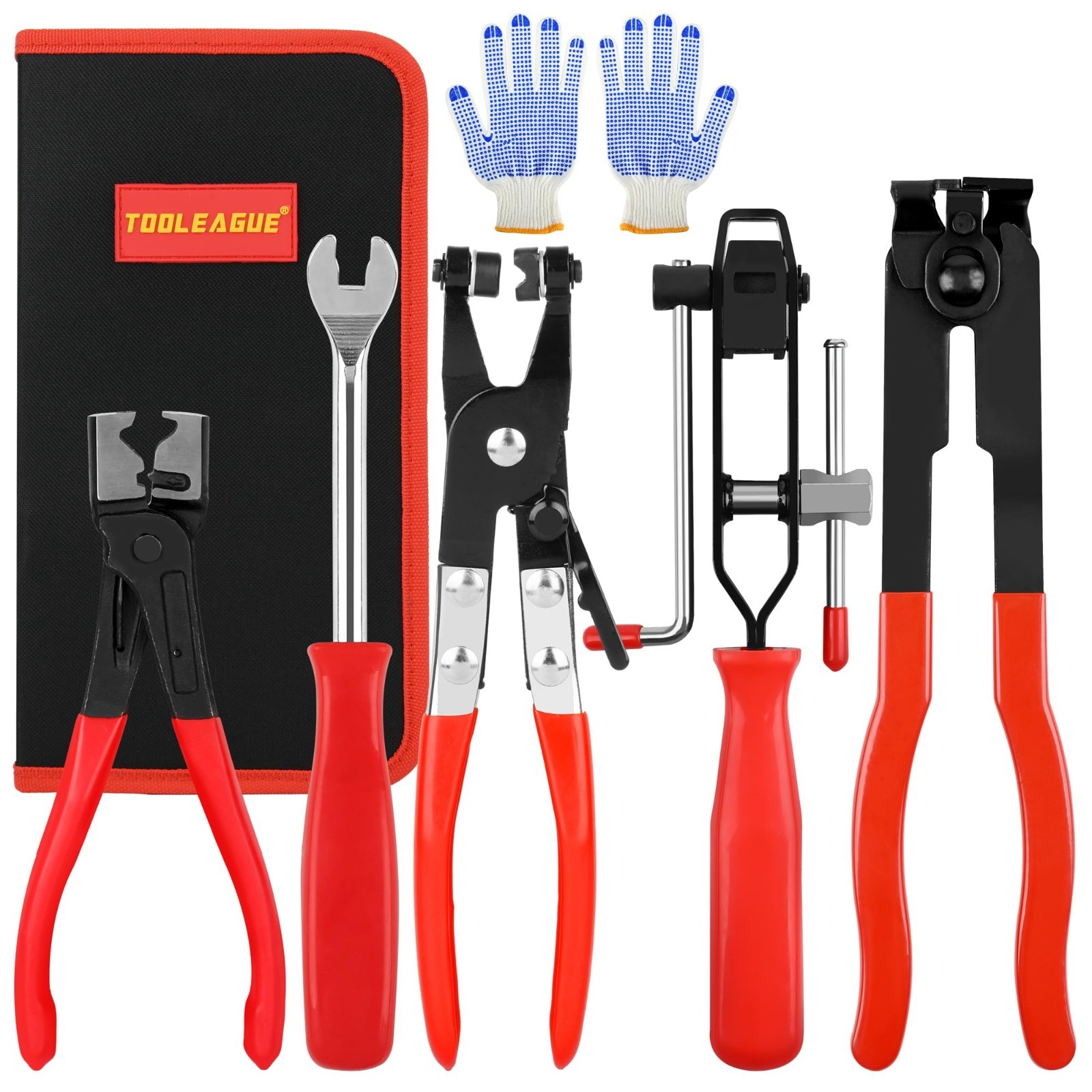 5Pcs CV Boot Clamp Tool Set | Hose Clamp & Clic-R Pliers, Auto Trim Removal, Sto