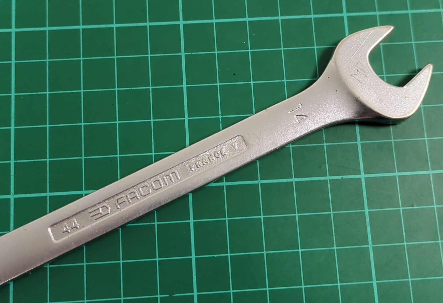 Vintage Facom No44, 14mm x 15mm, Open Ended Spanner, Made In France