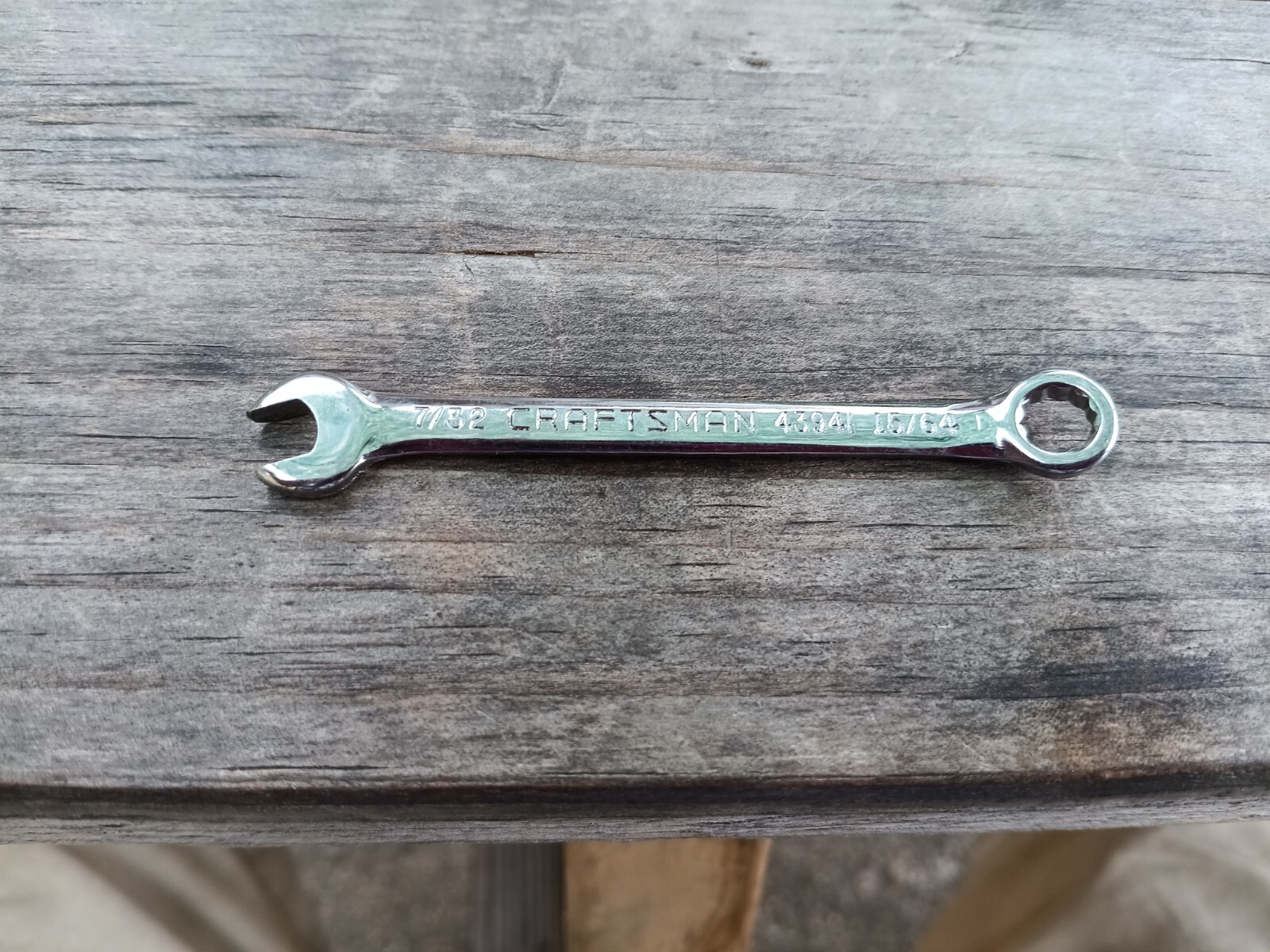 Craftsman 7/32” by 15/64” 12 Point Midget Ignition Combination Wrench 43941