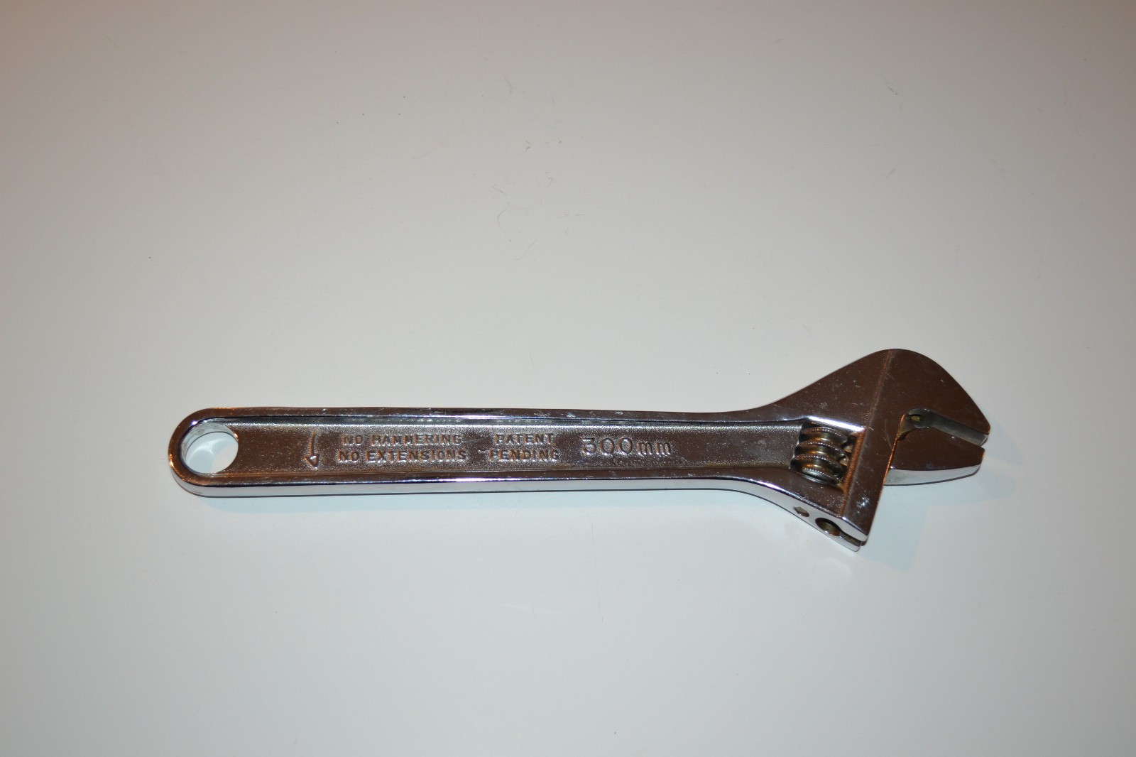 Snap-on Tools USA AD12 12’ Long Chrome Full Polished Adjustable Wrench