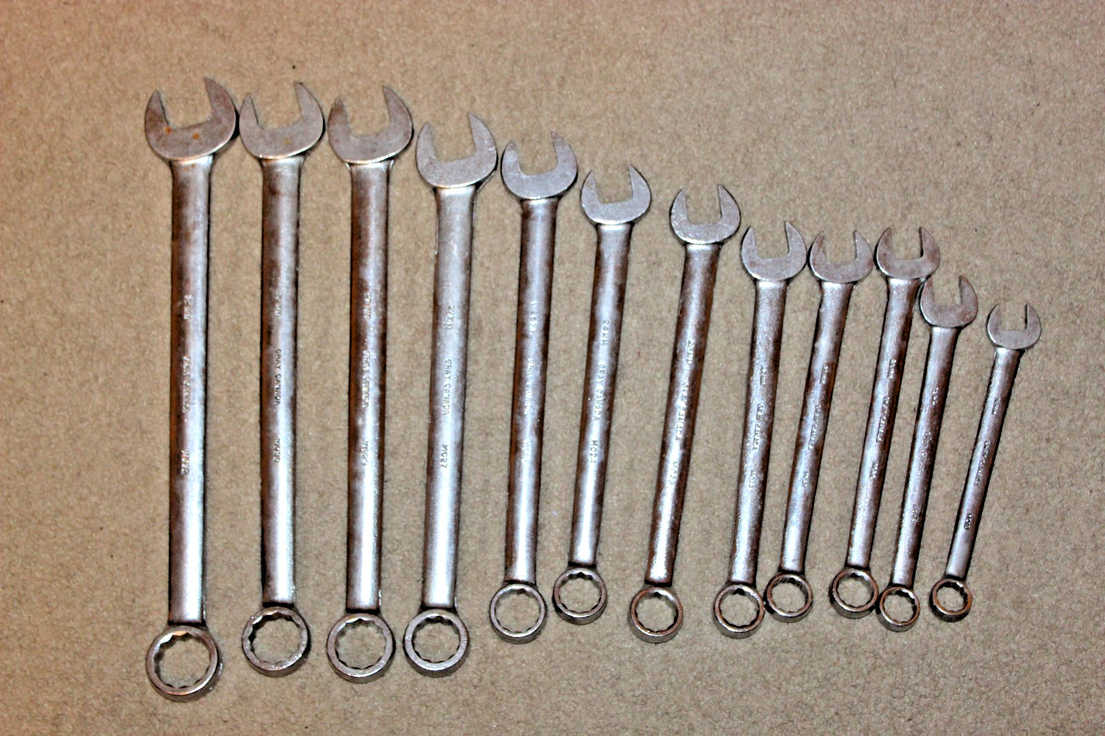 Canada Gray metric wrench set 32mm lot open end box end 12 pt combination