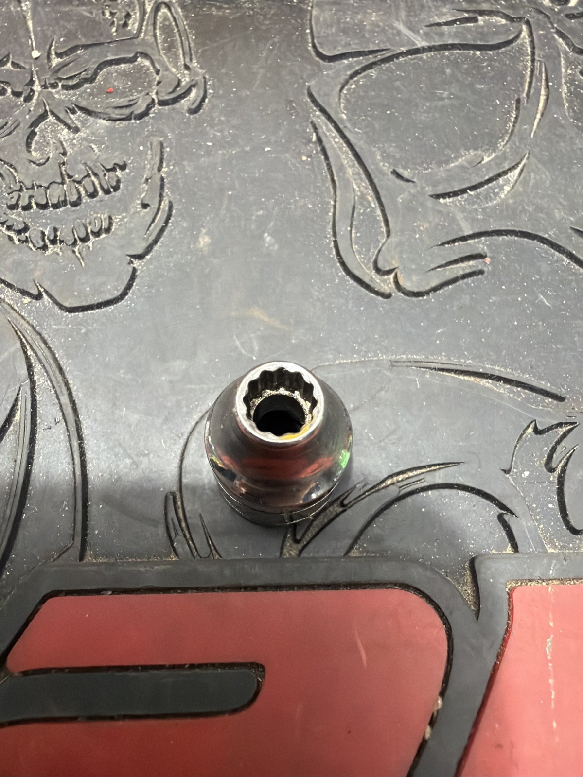 Snap on 1/4″ Shallow Socket 3/8″ Drive 12 Point F081 USA