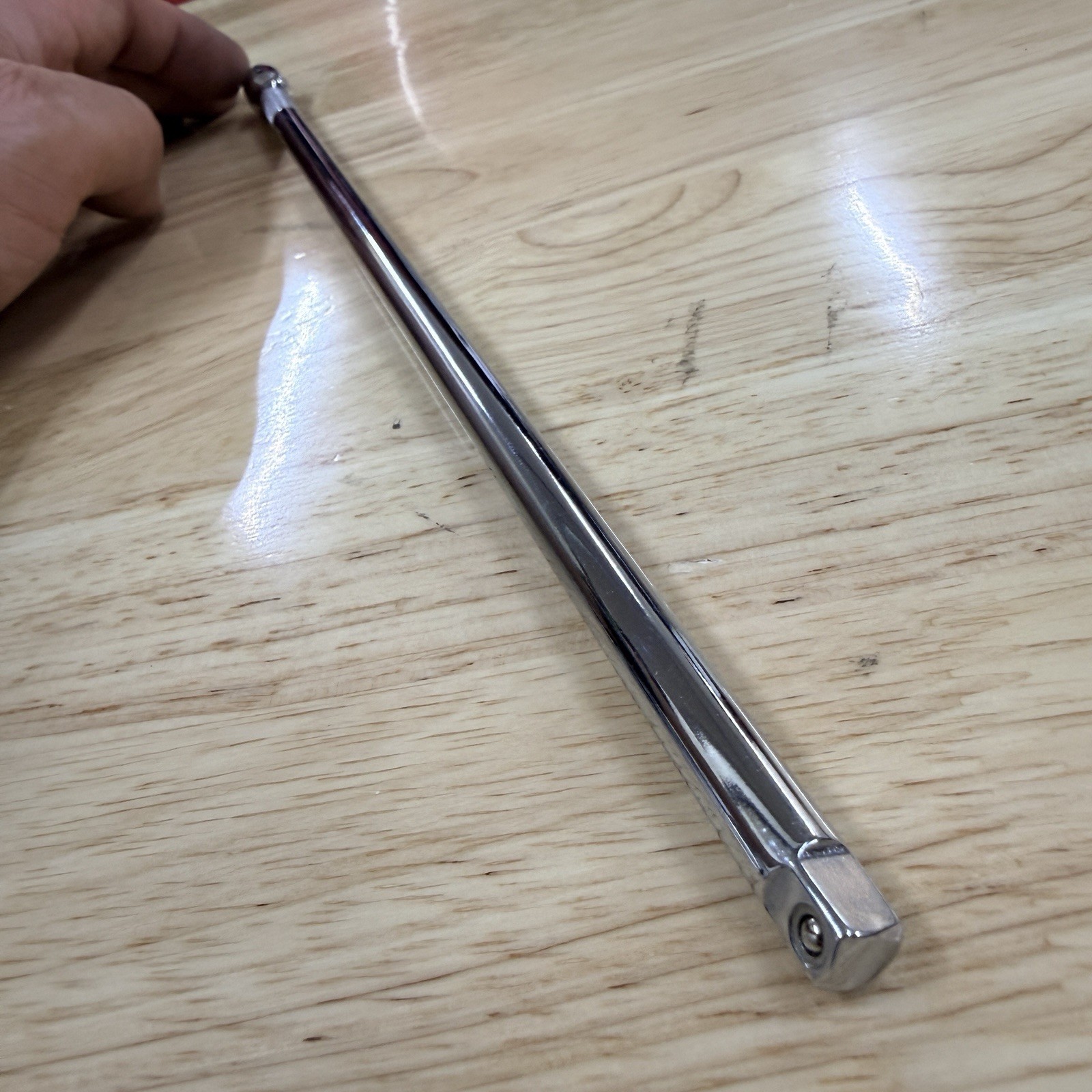 New ICON Professional 1/4” Drive 12” Long Chrome Extension E1L12
