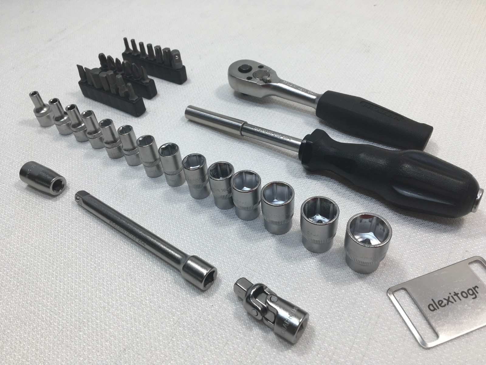 NEW PROJAHN Socket Wrench Set 1/4” -Metric 39 Piece Case Profesional 3.5 to 14mm