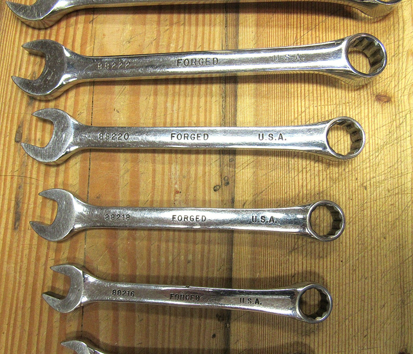 Vintage S-K Tools 12pc SAE Combination Wrench Set 1/4″ to 15/16″ SK USA CLEAN