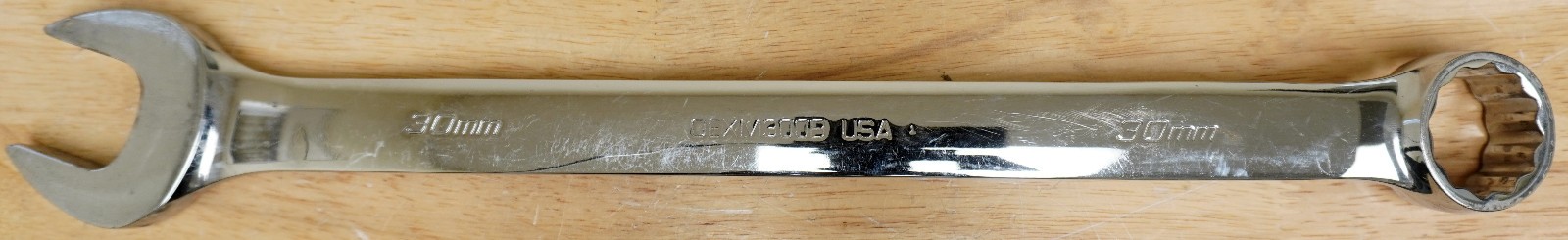 Snap-On 30mm 12-Point Metric Flank Drive Combination Wrench USA OEXM300B
