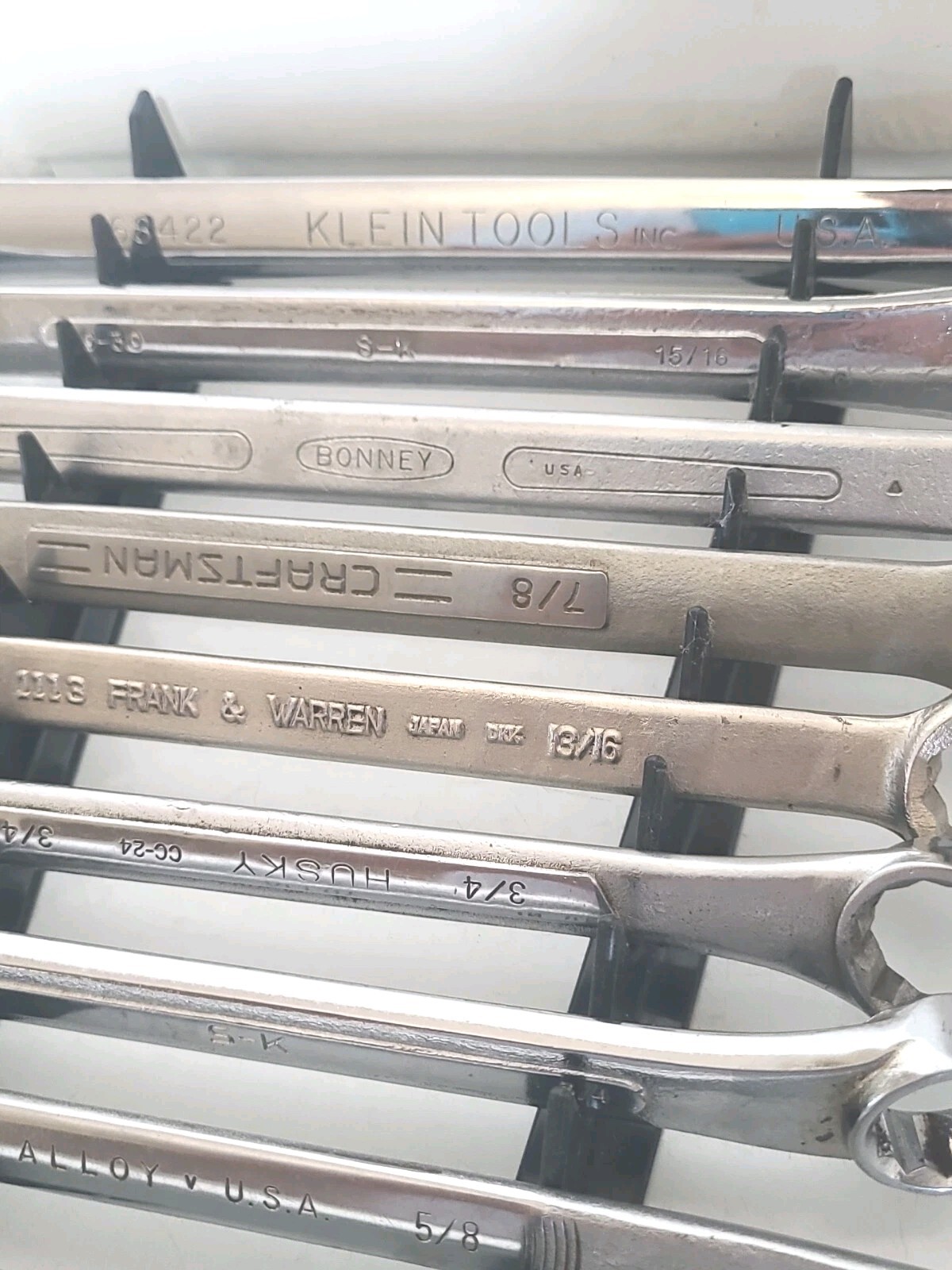 17 Vintage Wrenches Thorsen Proto Bonney Husky Wizard S-K Klein Craftsman Lot.