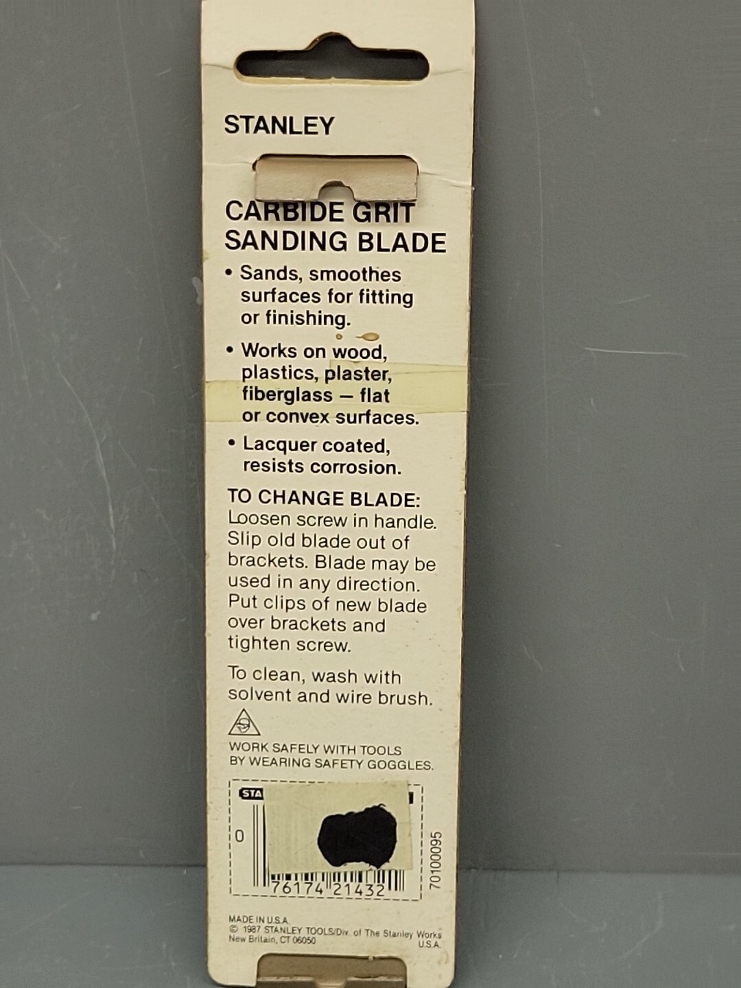 Stanley 21-432 Carbide 46 Grit 5-1/2″ Medium Sanding Blade Fits: Surform 21-399