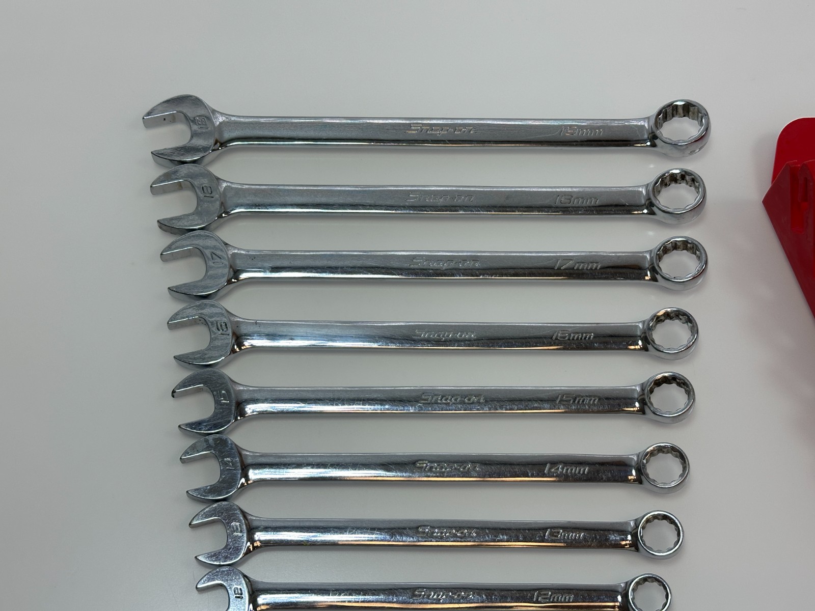🇺🇸 Snap On Tools USA 14pc Metric 6-19mm Combination Wrench Set OEXM710 + 6-9mm