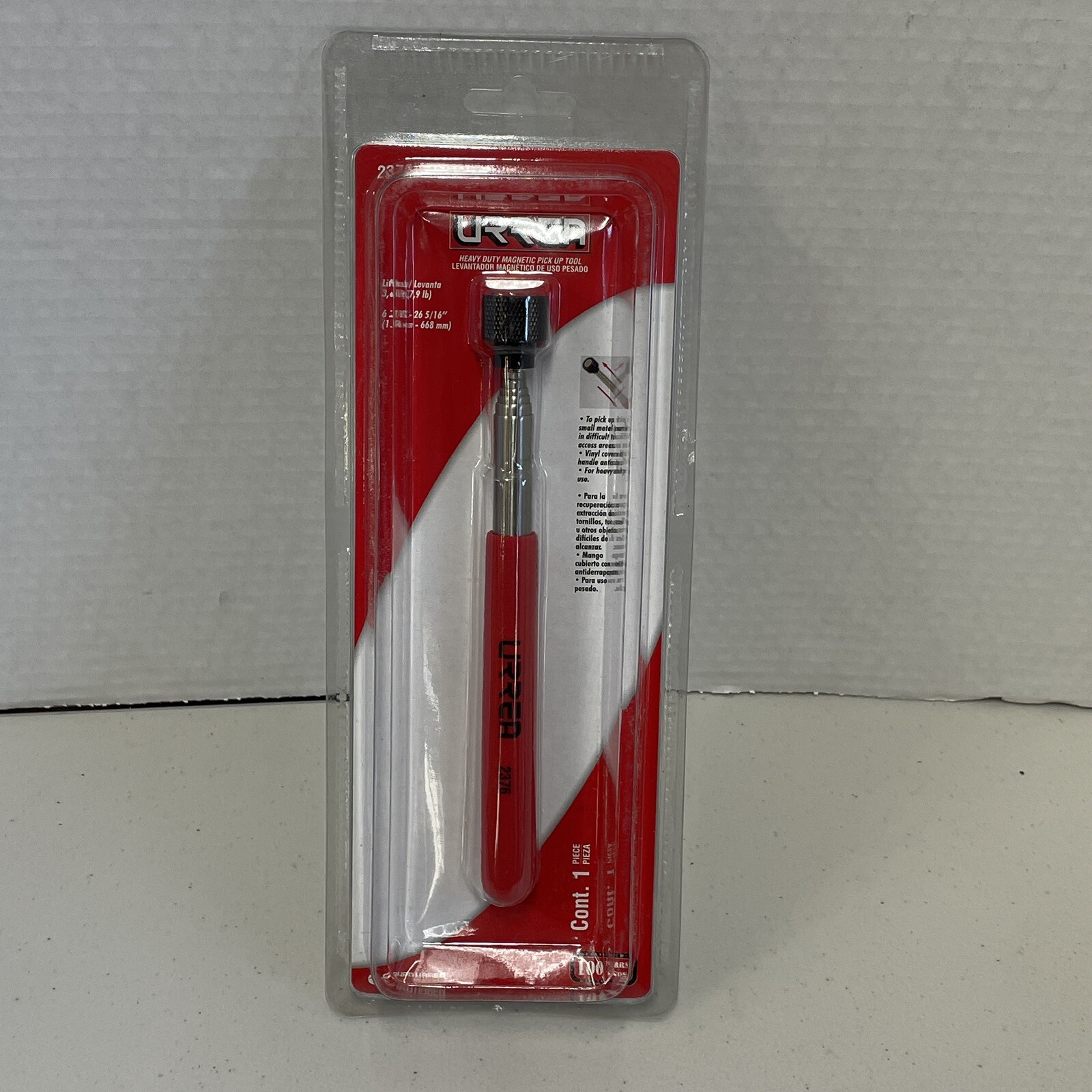 URREA 2376 Heavy Duty Magnetic Pick-up Tool, Capacity 7.9 LB