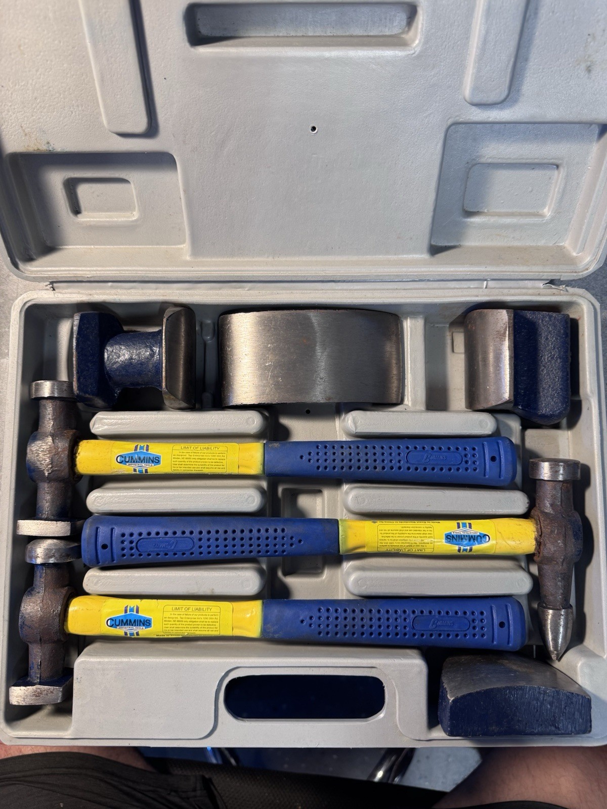 Cummins Auto Body Hammer & Dolly Set Sheet Metal Repair Kit w/ Case