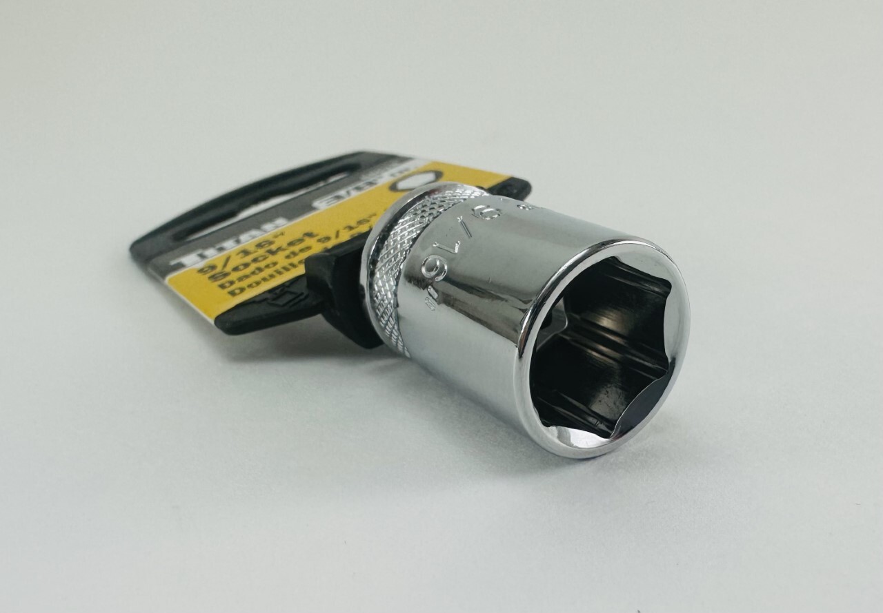Titan INDIVIDUAL 3/8” Drive Shallow SAE Standard Socket Choose From 1/4″ – 1″
