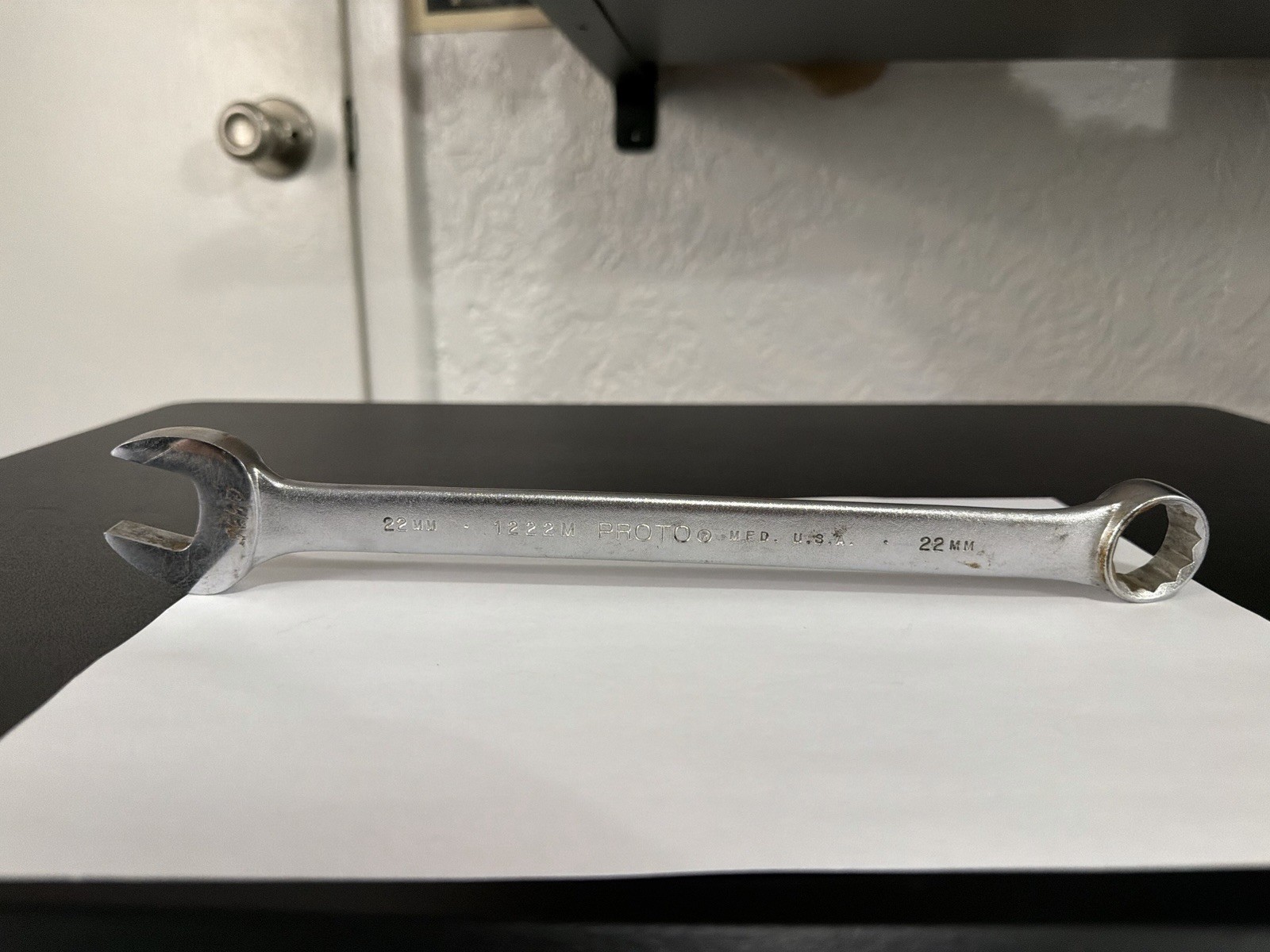 PROTO TOOLS USA 22mm Combination Wrench 1222M Metric Professional